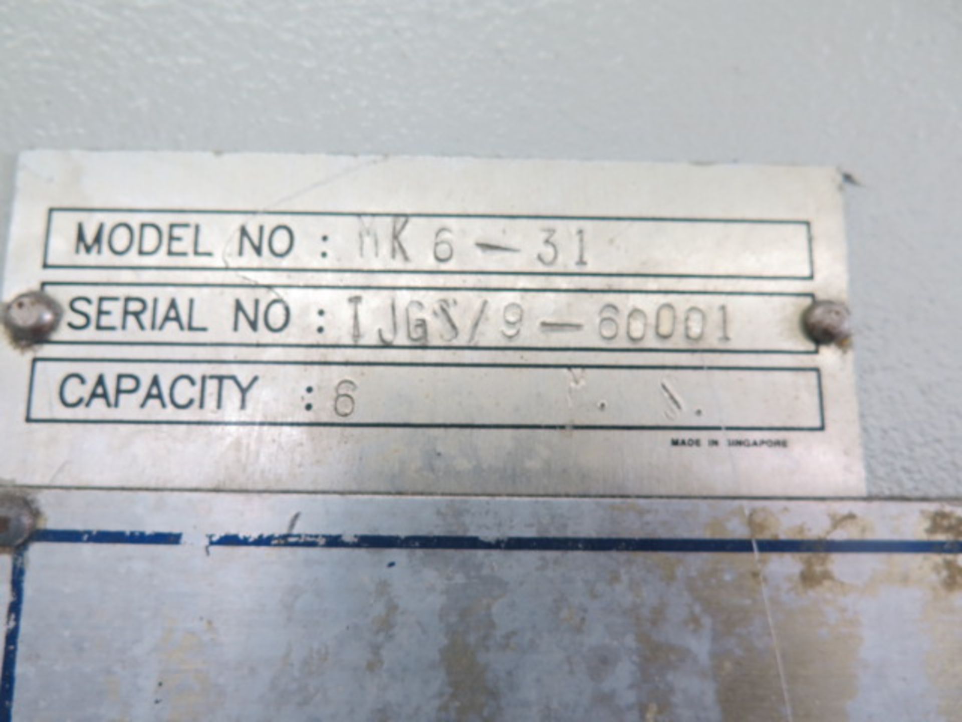 AFM mdl. MK6-31 10’ Hydraulic Power Shear s/n IJGS/9-60001 w/ Dial Back Gage, 125” Squaring Arm, - Image 10 of 10