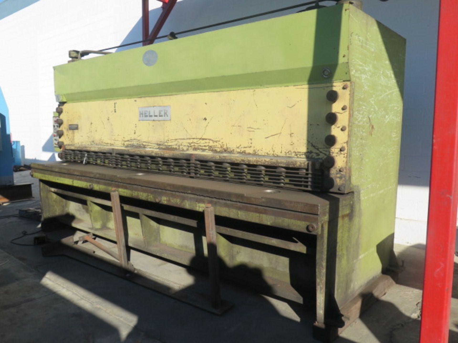 Heller HS-40-10 14’ Hydraulic Power Shear s/n 54686 w/ Heller Controls and Back Gaging - Image 2 of 7