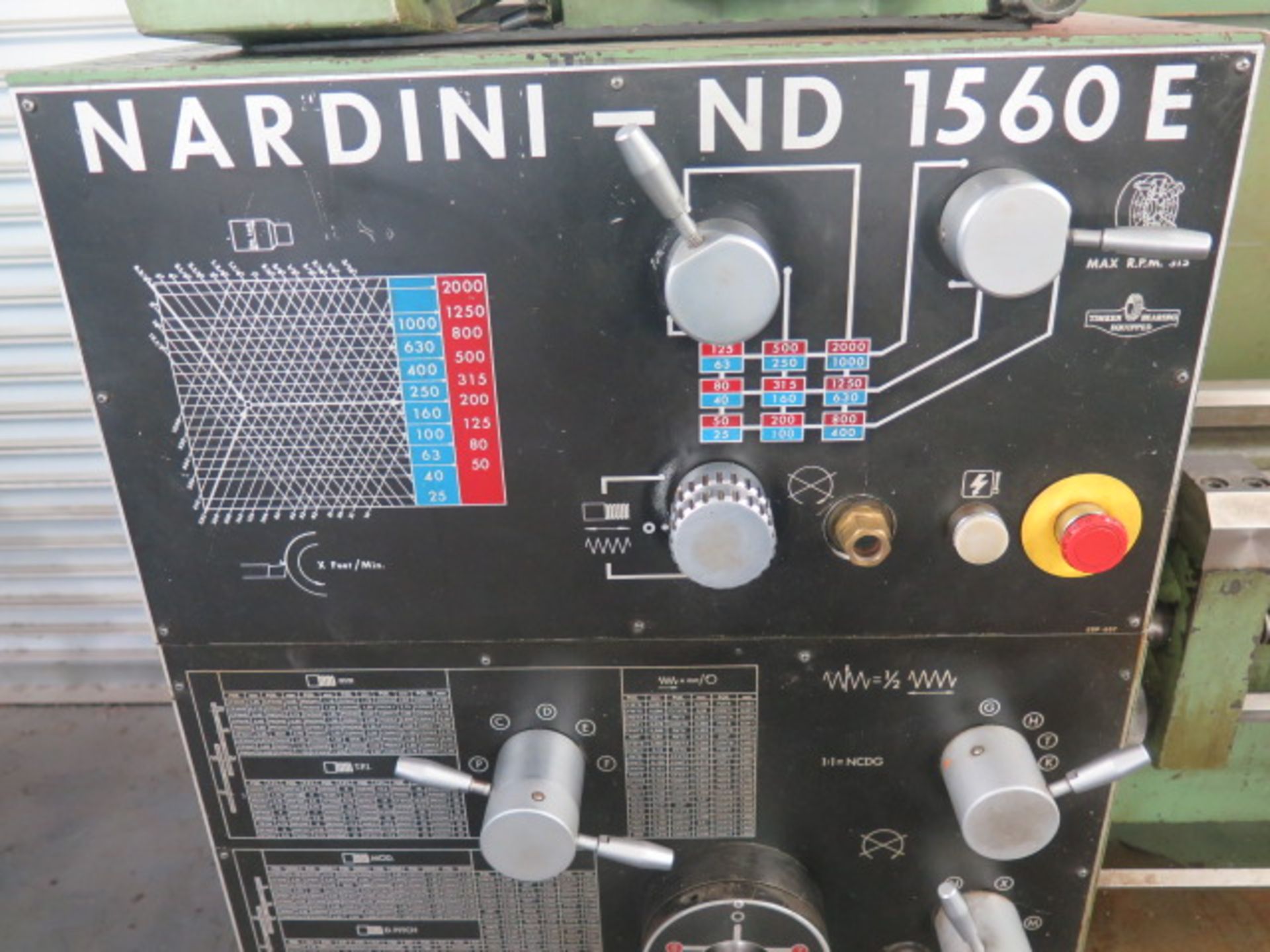 Nardini Nodus mdl. ND1560E 15” x 60” Geared Head Gap Bed Lathe s/n A9HDVND681 w/ Mitutoyo KA Counter - Image 3 of 11