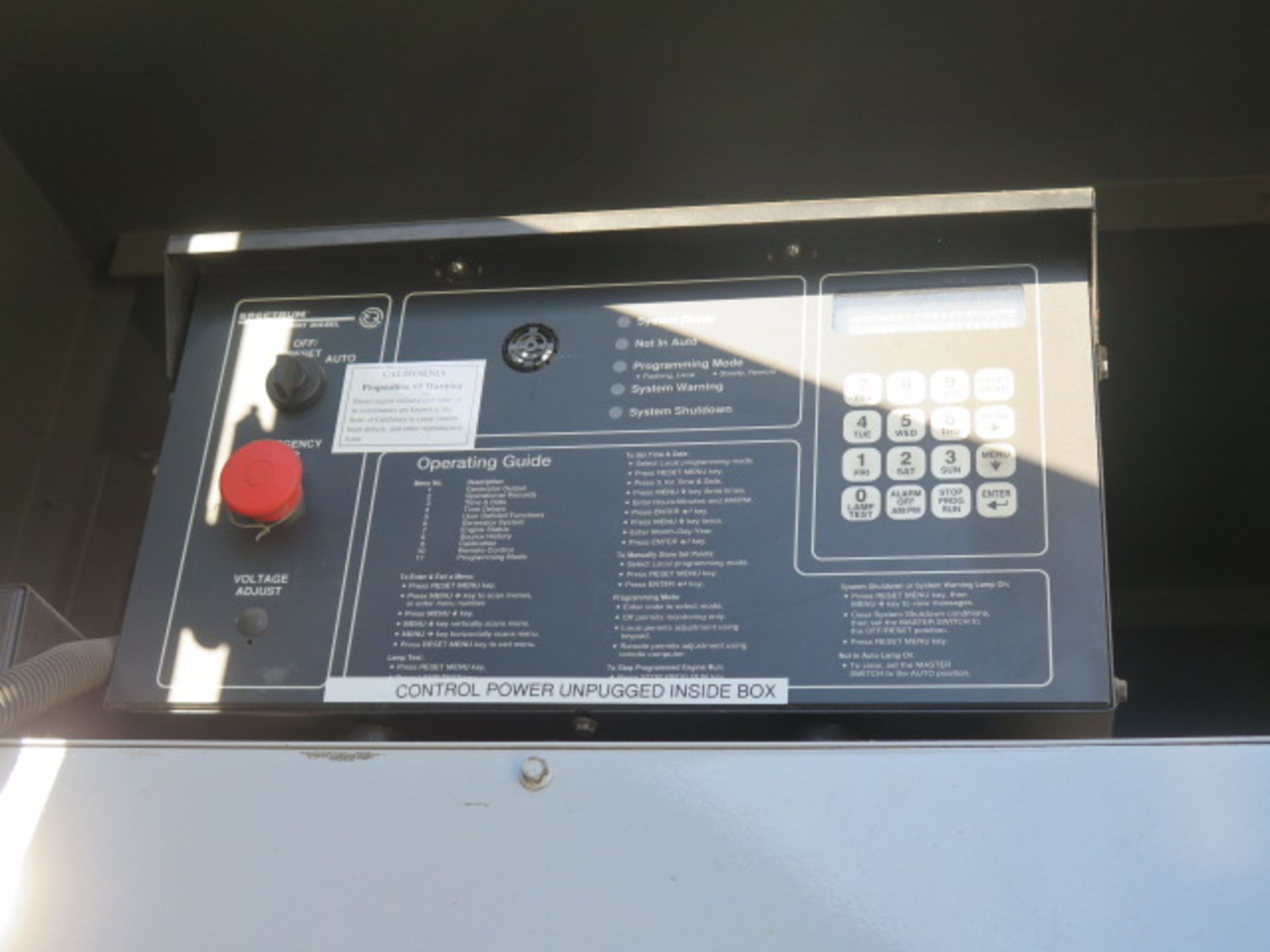 2000 Power Generation & Engineering Co. "Spectrum 350" mdl. 350DSE Diesel Backup Generator s/n - Image 4 of 6