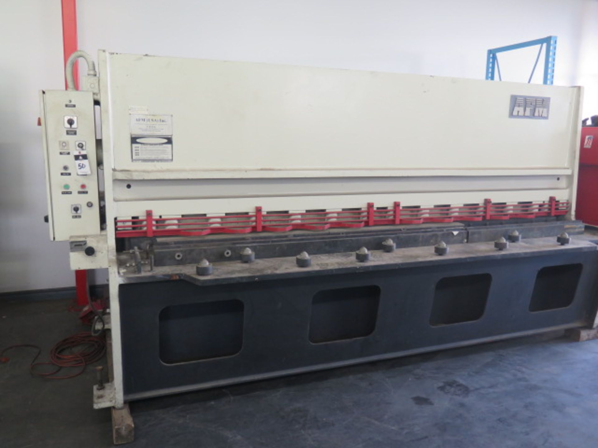 AFM mdl. MK6-31 10’ Hydraulic Power Shear s/n IJGS/9-60001 w/ Dial Back Gage, 125” Squaring Arm, - Image 2 of 10