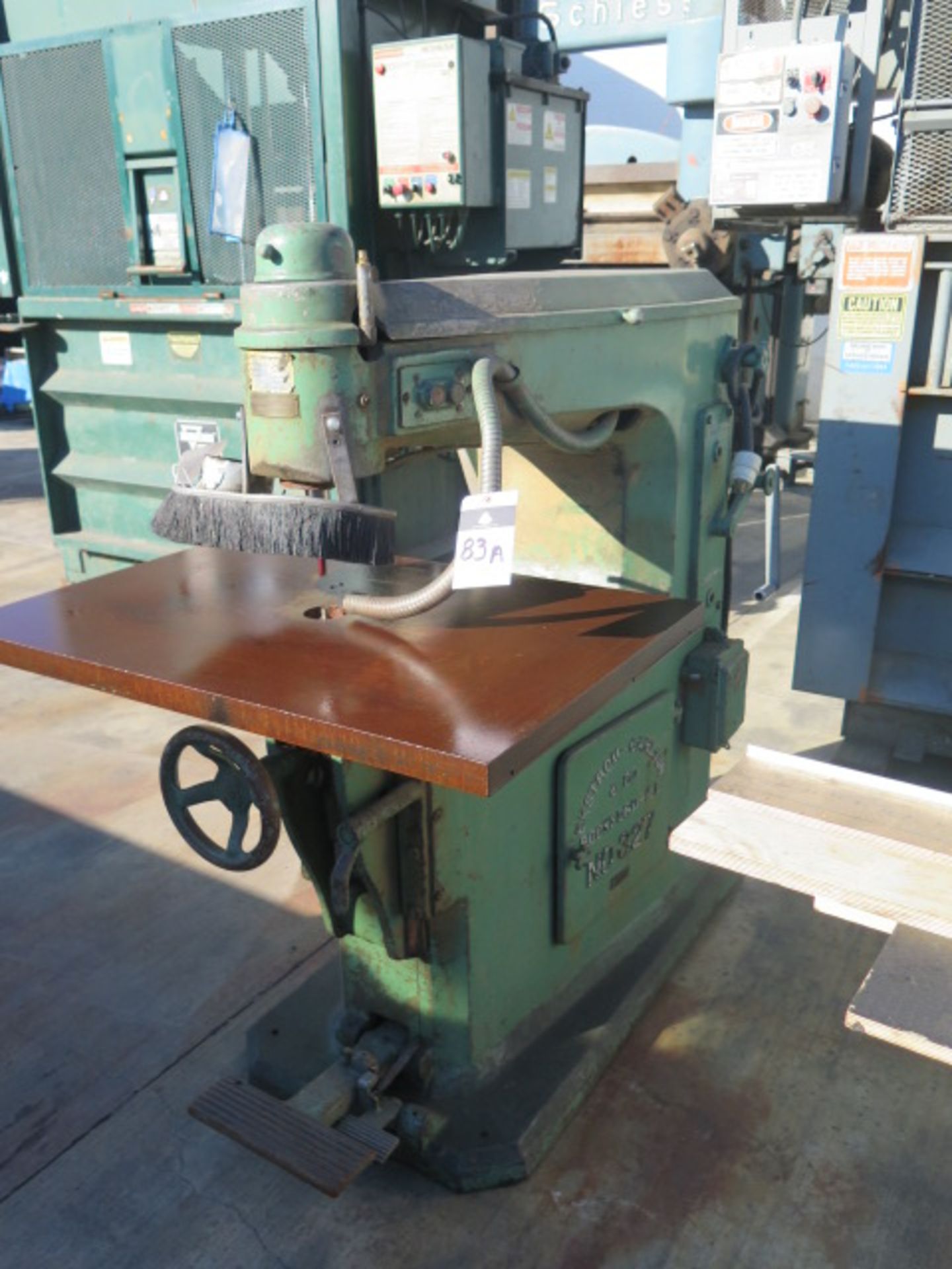 Ekstrom-Calrson No. 327 Pin Router s/n 327-510 w/ 20,000-10,000 RPM, 28" Throat, 24" x 36" Table - Image 2 of 5