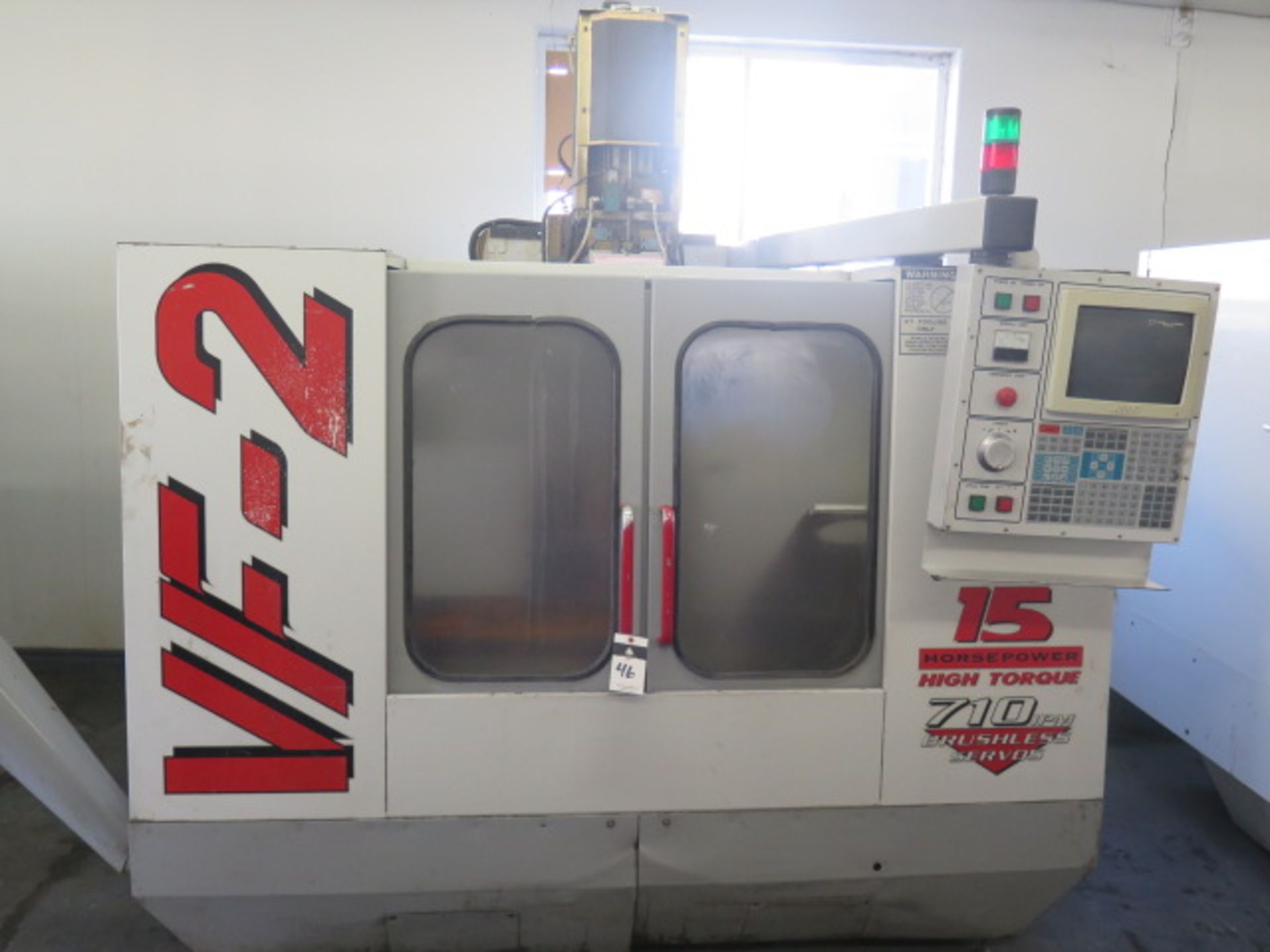 1997 Haas VF-2 4-Axis CNC Vertical Machining Center s/n 11264 w/ Haas Controls, 21-Station ATC