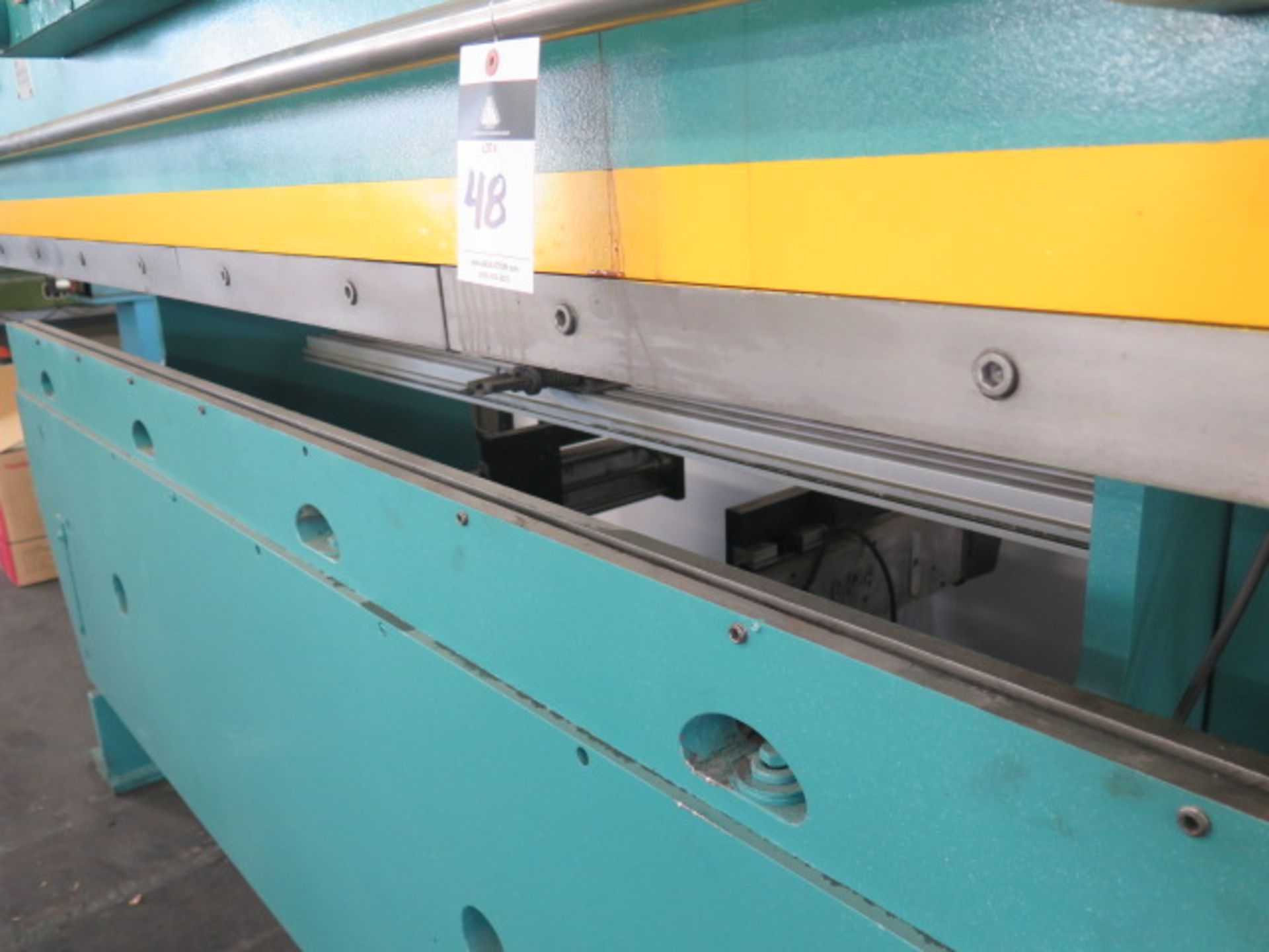 Wysong H-55-6 55 Ton x 6’ CNC Press Brake s/n HPB21-107 w/ Autogauge CNC99 Controls and Back - Bild 8 aus 11