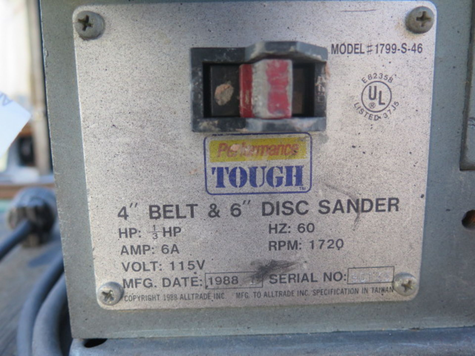 Performance Tough 4" Belt Sander w/ Stand - Image 3 of 3