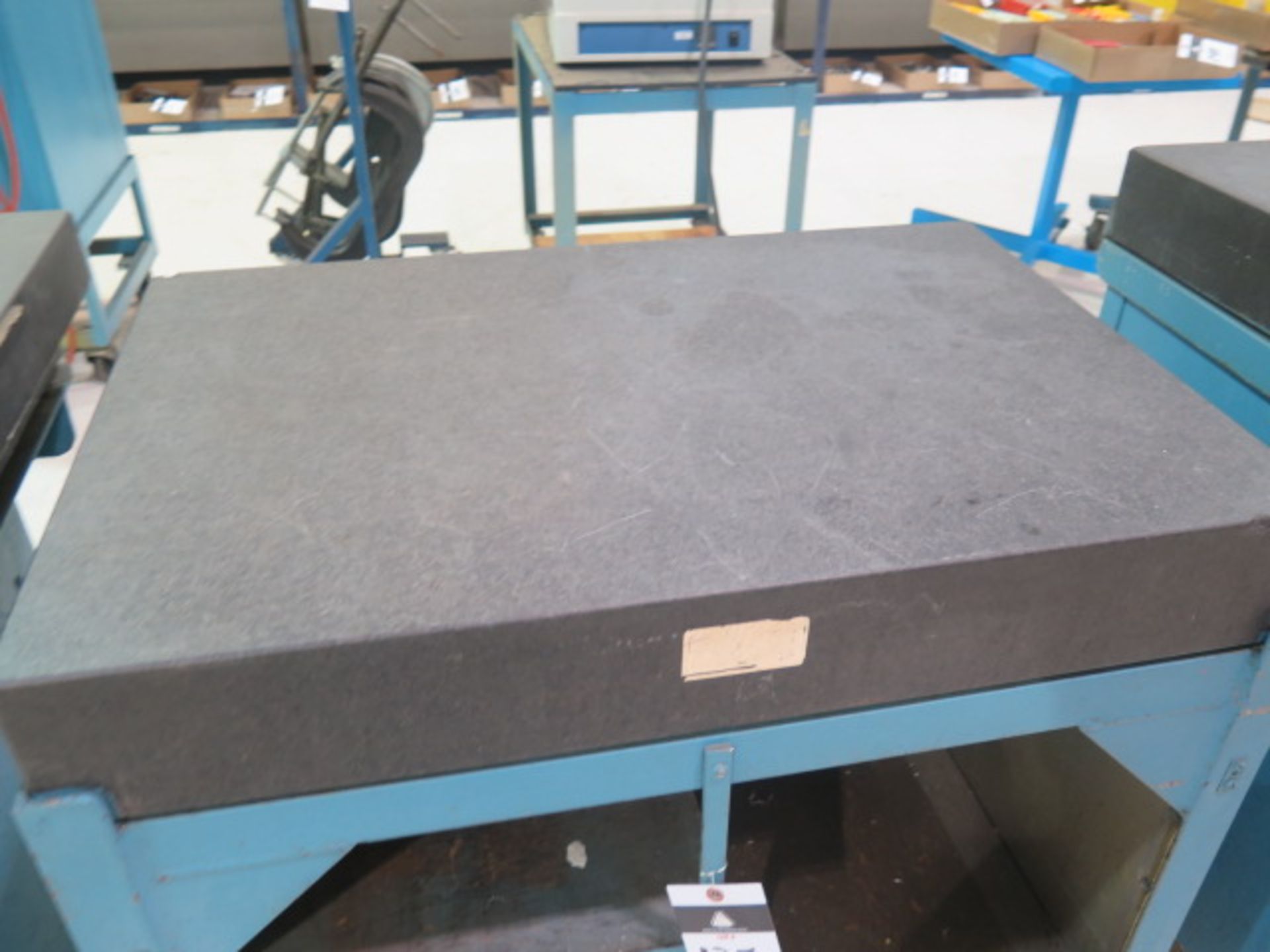 24” x 36” x 5” Granite Surface Plate w/ Roll Stand - Image 2 of 3