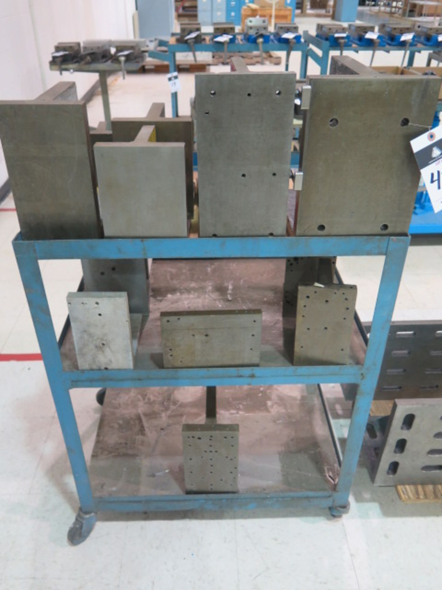 Angle Plates (15) w/ Cart