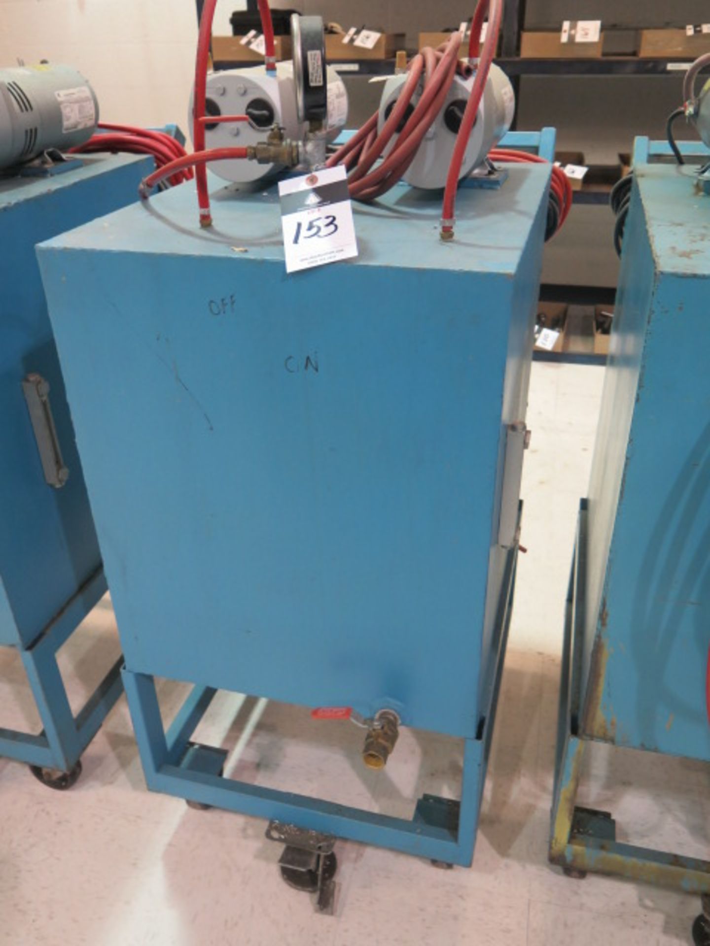 Vacuum Cart w/ Dual Gast Vacuum Pumps