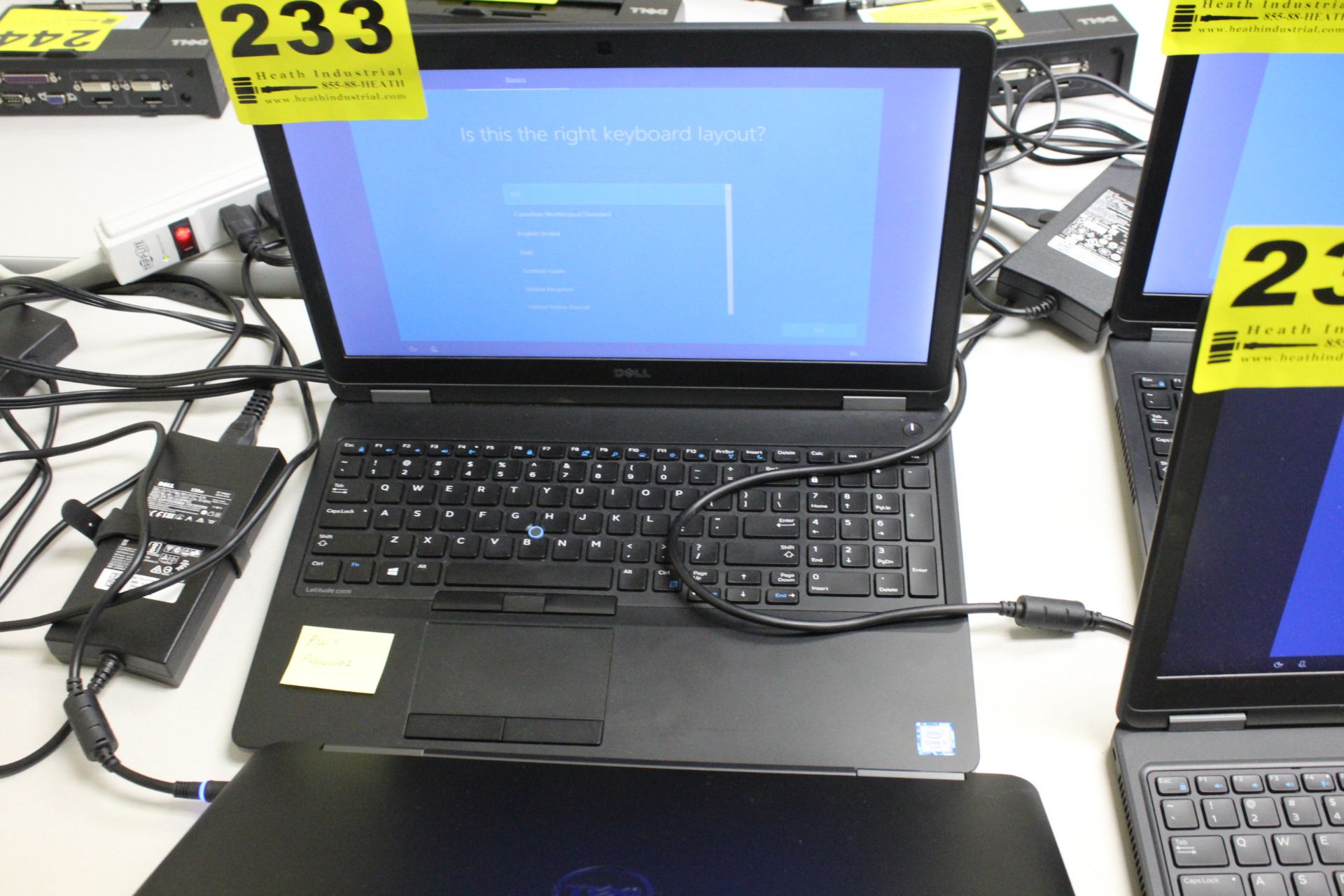 DELL LATITUDE MODEL E5550 16" LAPTOP W/ CHARGER