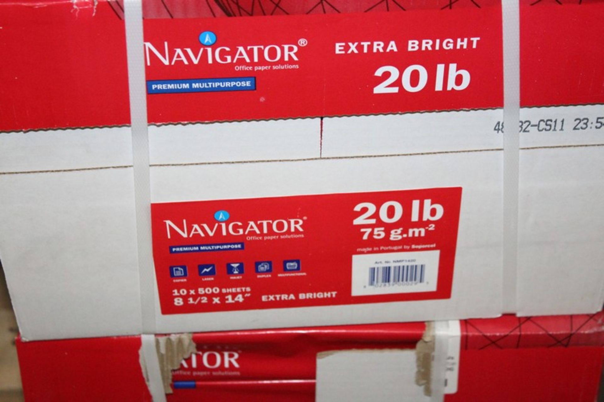 (2 CASES) NAVIGATOR 8.5" X 14" PAPER - Bild 2 aus 2