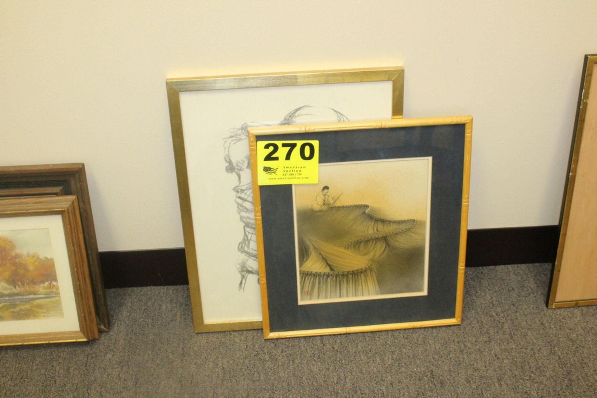 (2) ASSORTED FRAMED ARTWORK