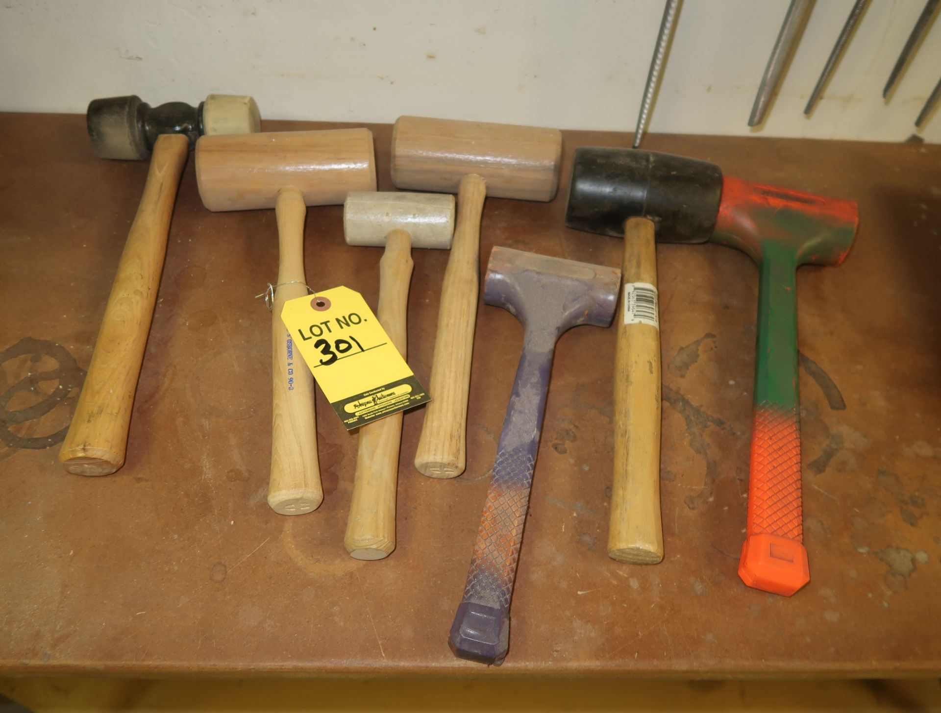 LOT WOODEN HAMMERS & DEAD BLOWS