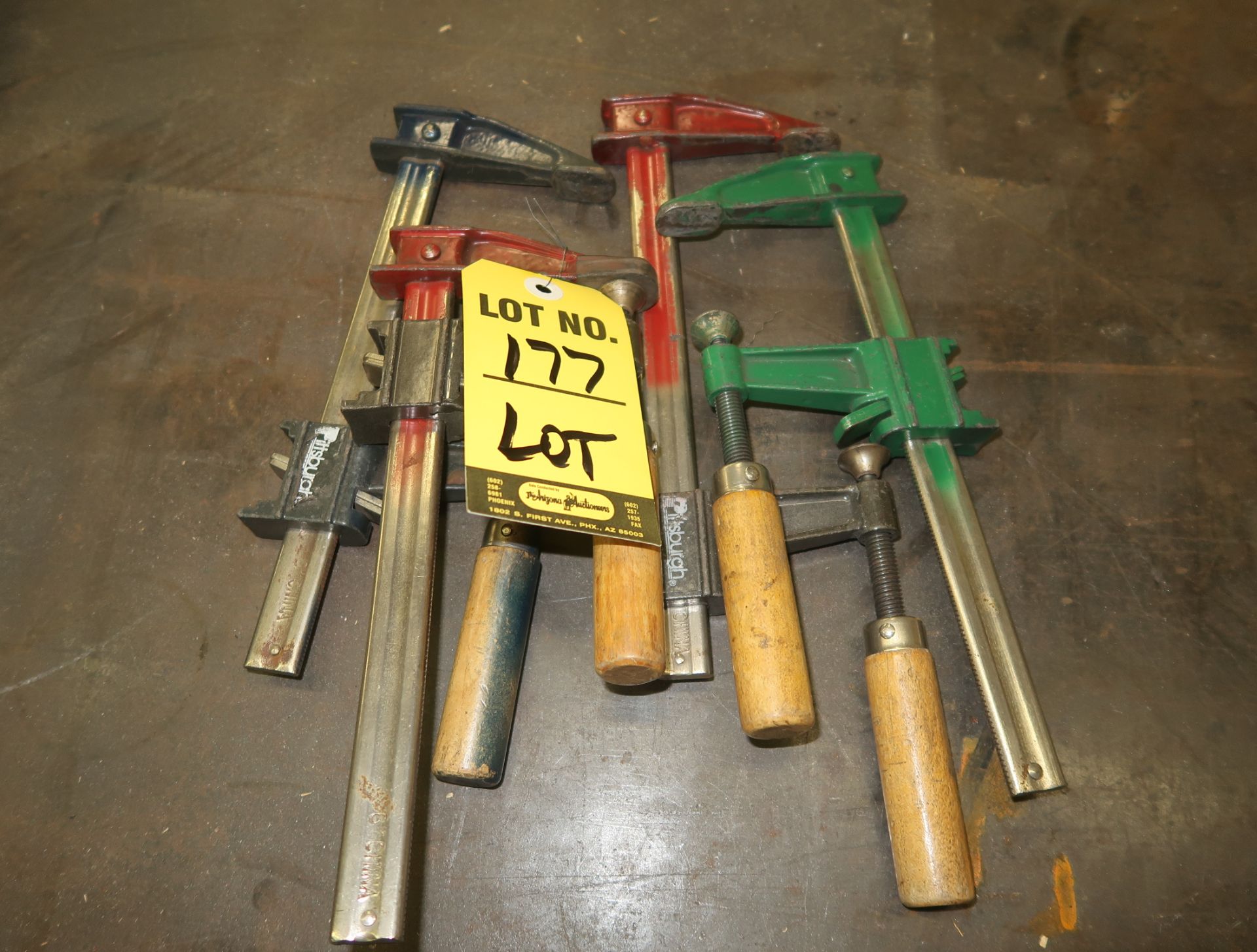 LOT PITTSBURGH CLAMPS