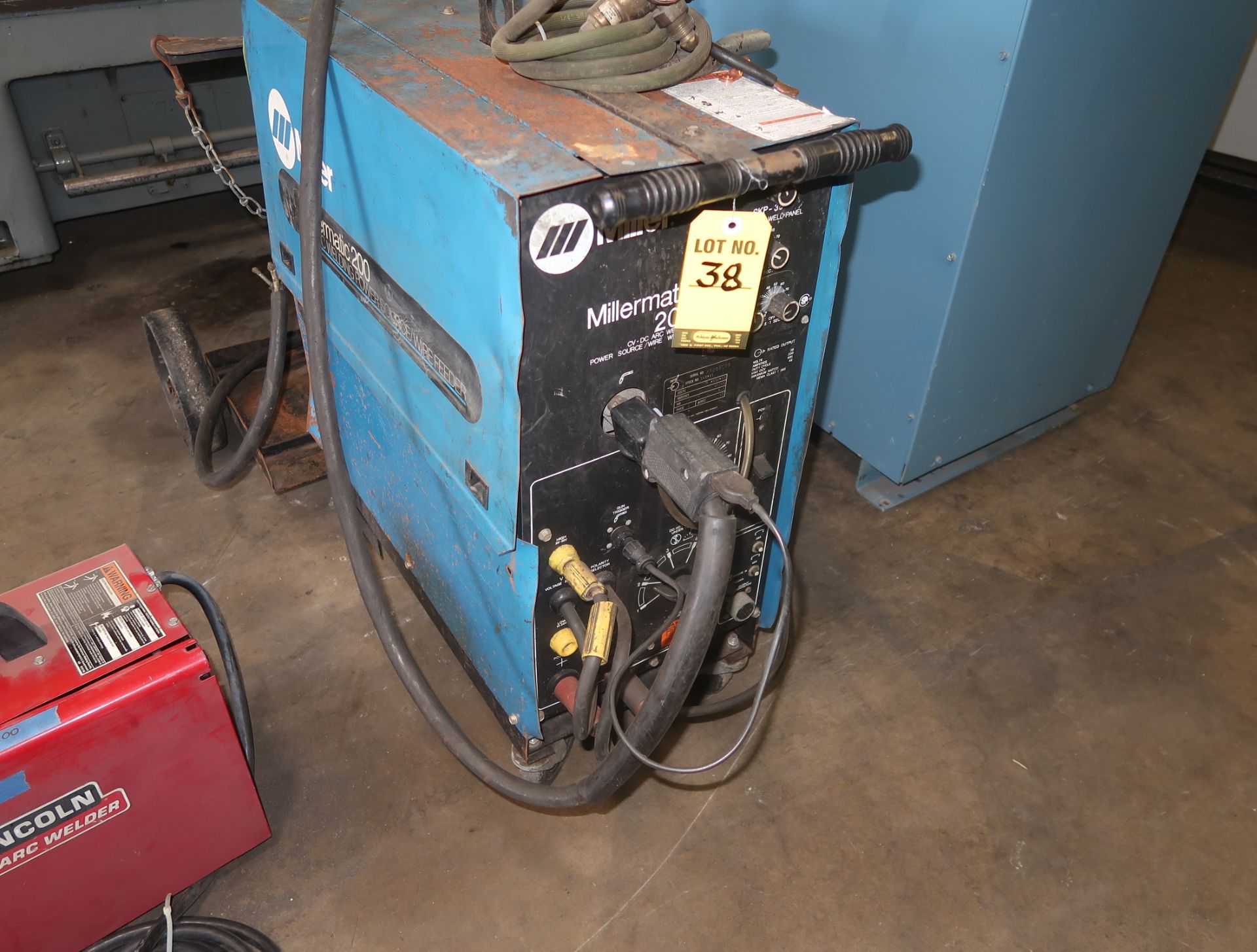 MILLER MILLERMATIC200 CV-DC MIG WELDING POWER SOURCE/WIRE FEEDER