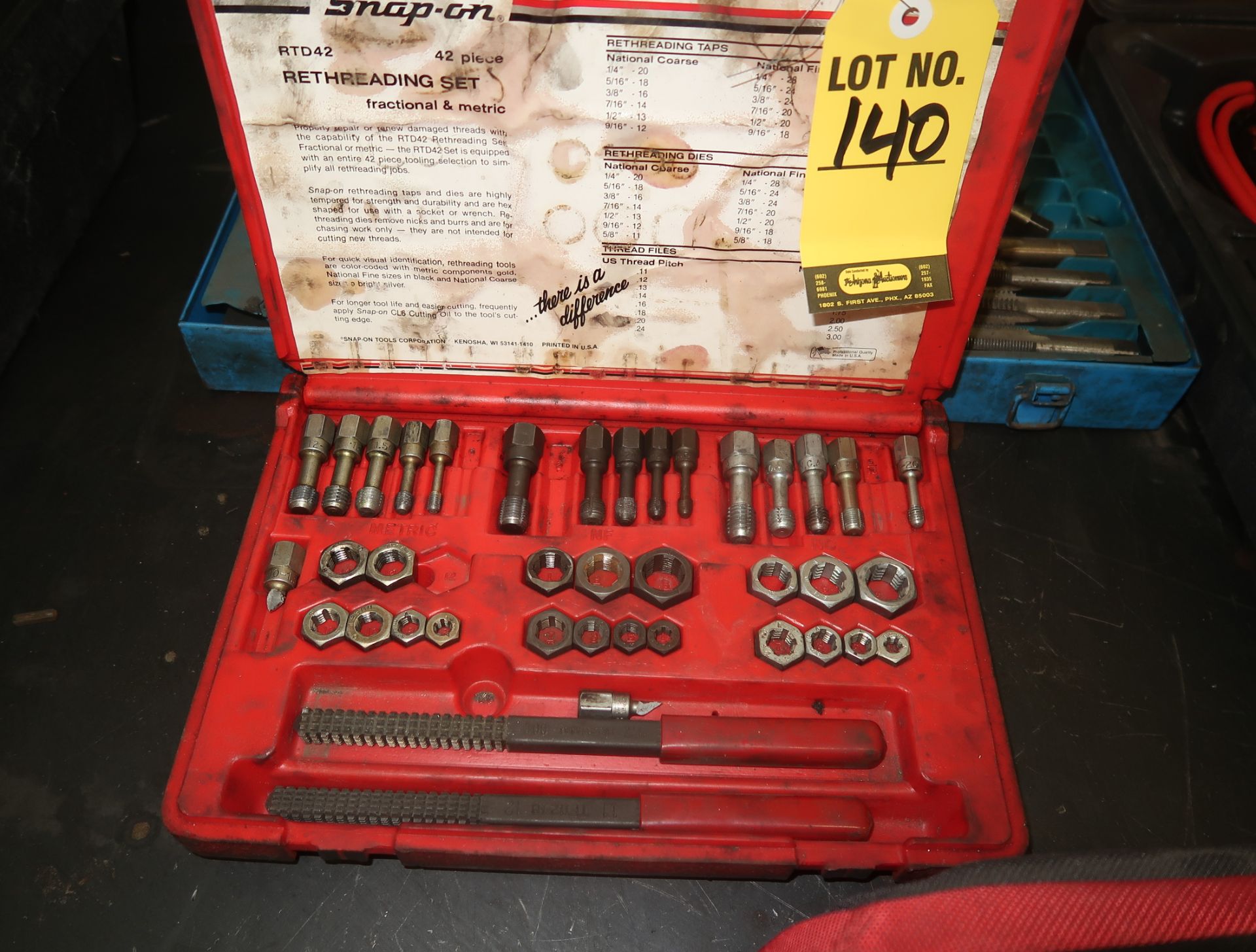 SNAP-ON RETHREADING SET