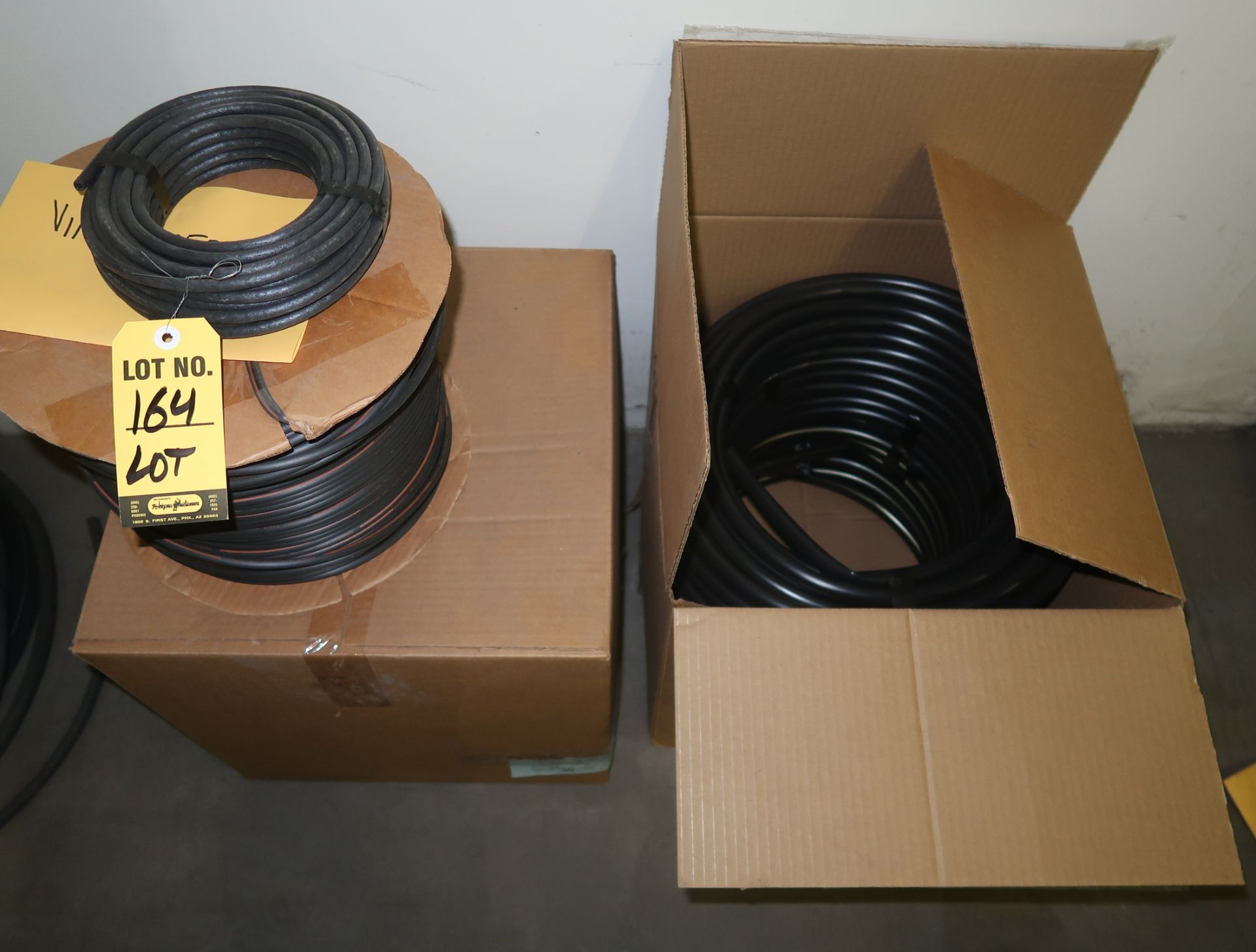 LOT VINYL TUBING 1/4" & 1/2"