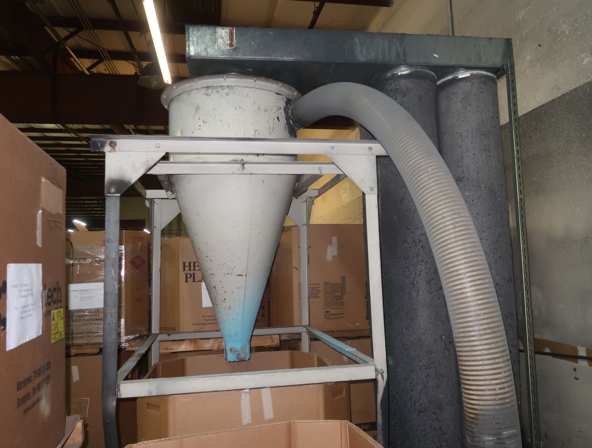 4-BAG DUST COLLECTOR & HOPPER W/ BLOWER - Image 3 of 3