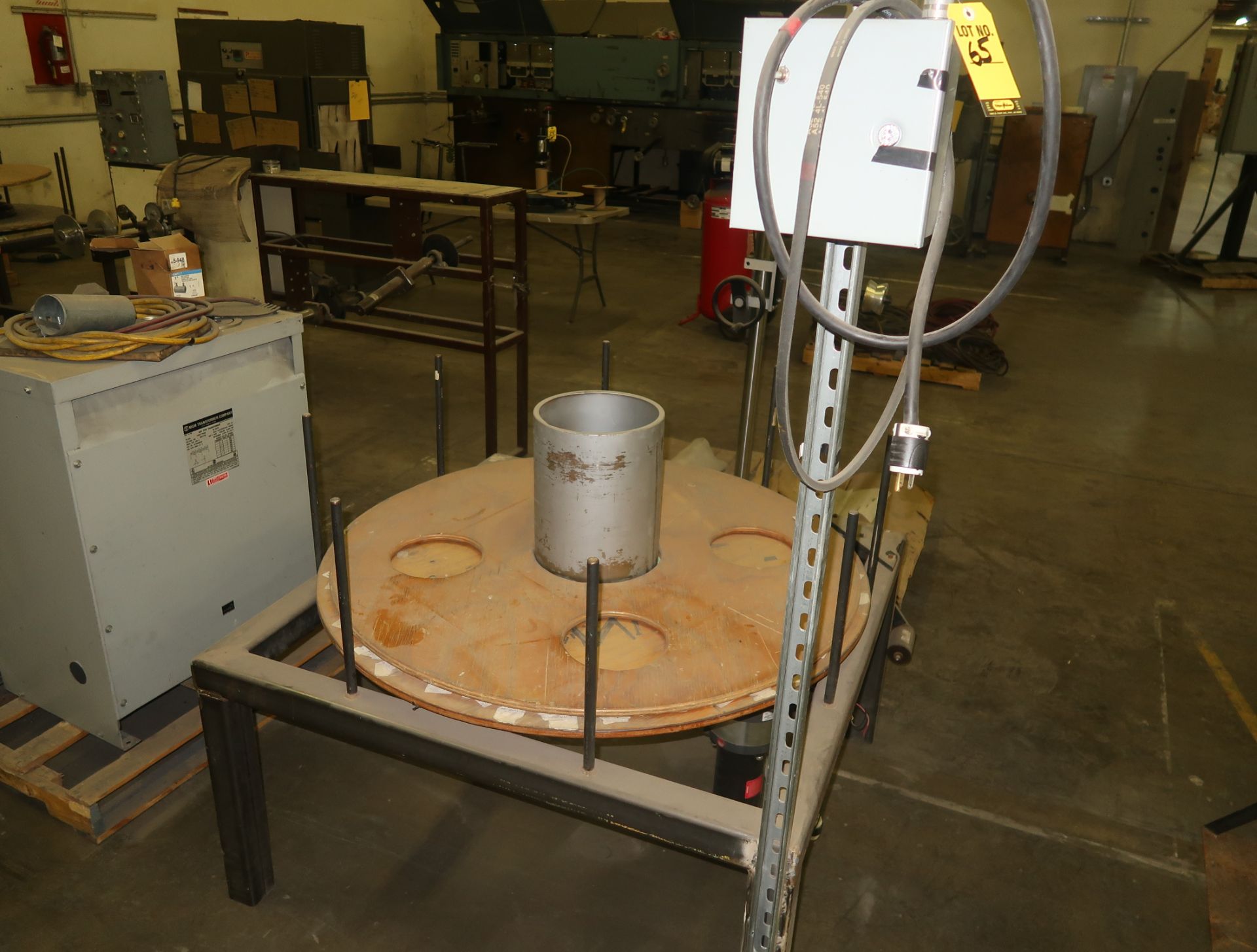 LAZY SUSAN FOR UNCOILING OPERATIONS 110V