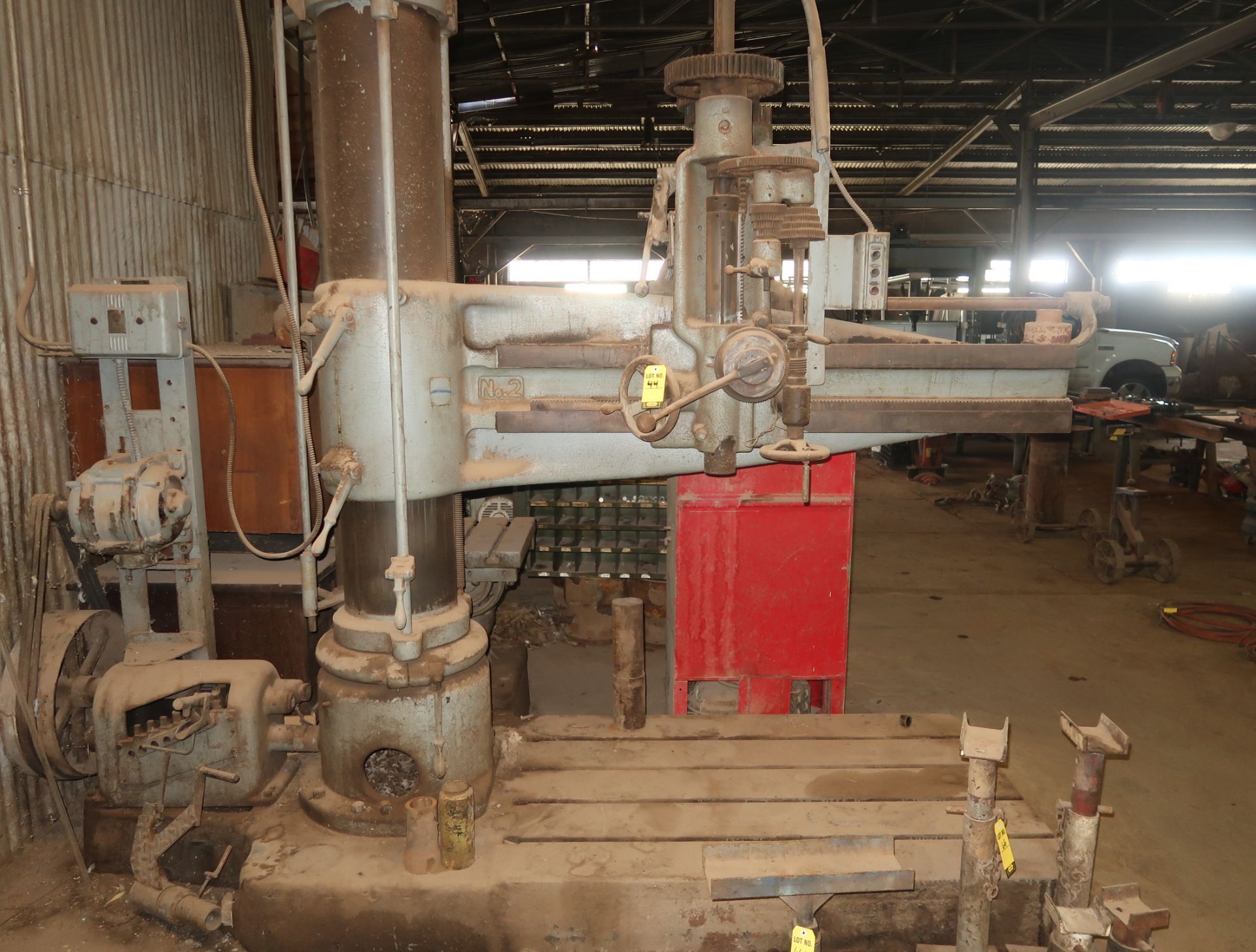 MARSHALL AND HUSCHART RADIAL DRILL