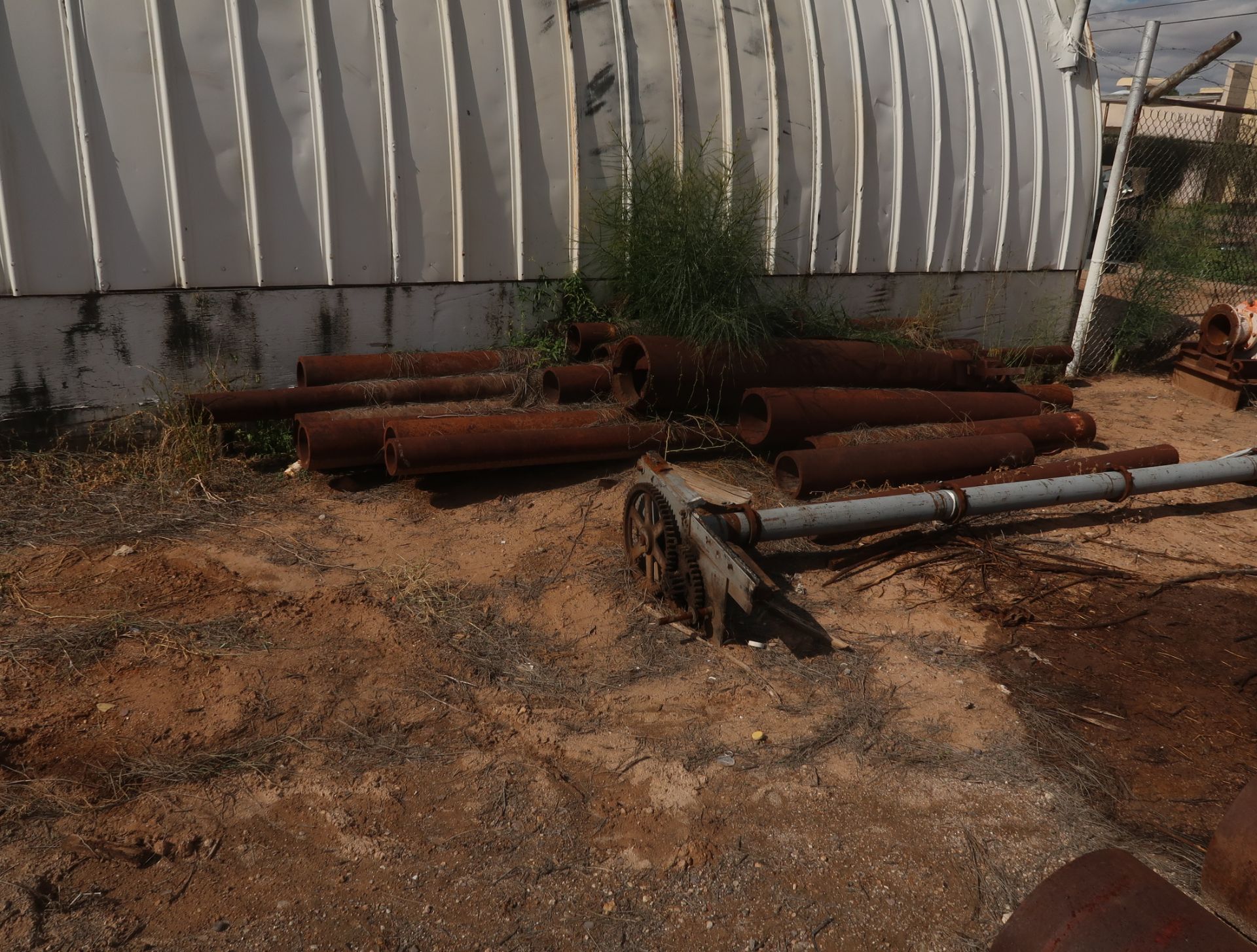 VARIOUS SIZED TUBE & SHAFT THROUGH OUT YARD - Image 5 of 8