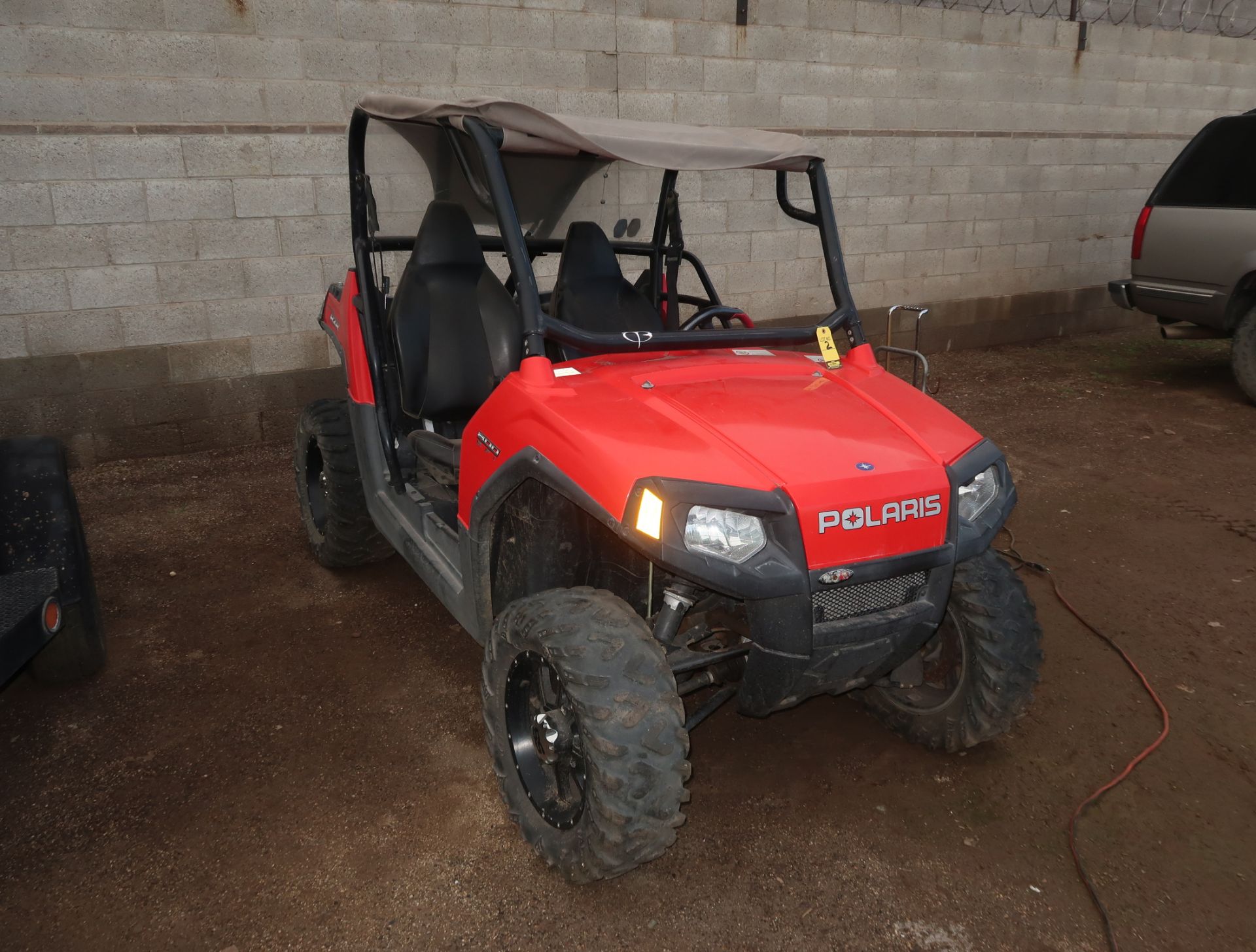 2008 POLARIS 800EFI RANGER RZR VIN. 4XAVH76A68D638689 MI. 4424 HRS. 401 - Image 5 of 10