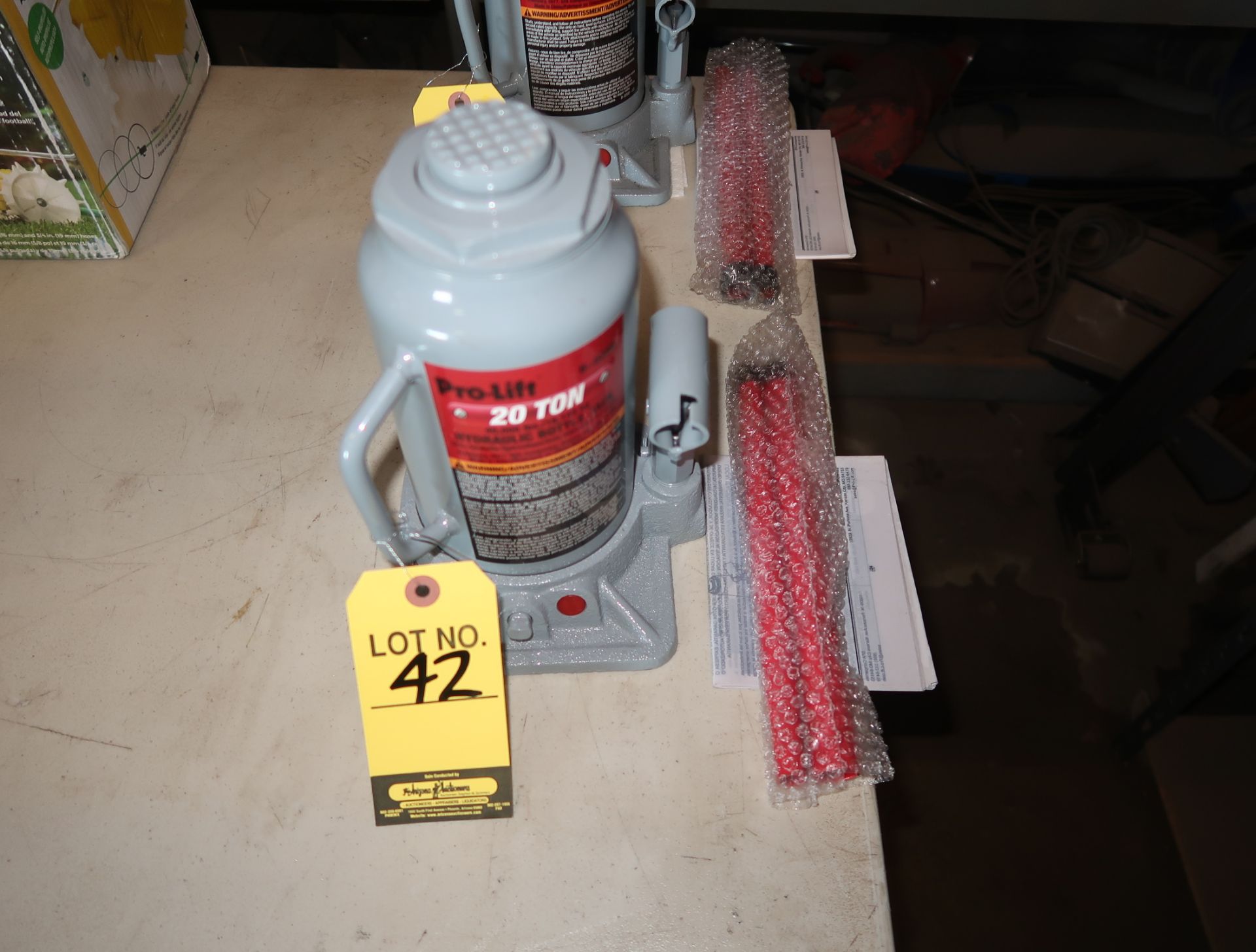 PRO-LIFT 20TON HYDRAULIC BOTTLE JACK (NEW) - Bild 2 aus 2