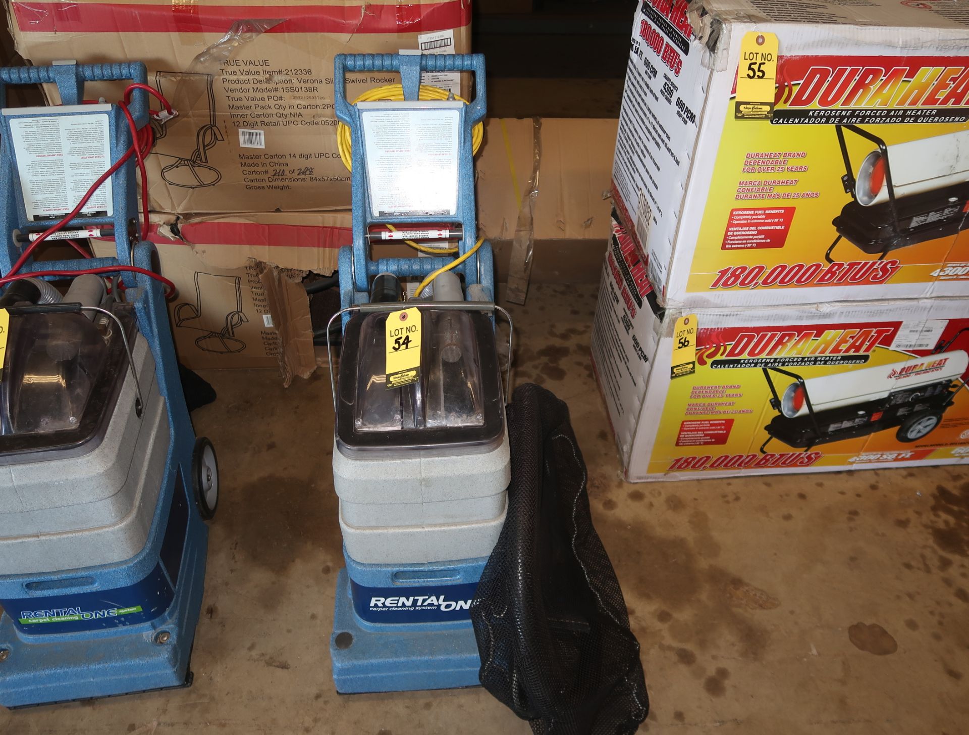 RENTAL ONE CARPET CLEANING SYSTEM W/ SOME ATTACHMENTS MDL. 401TR-TV (USED)