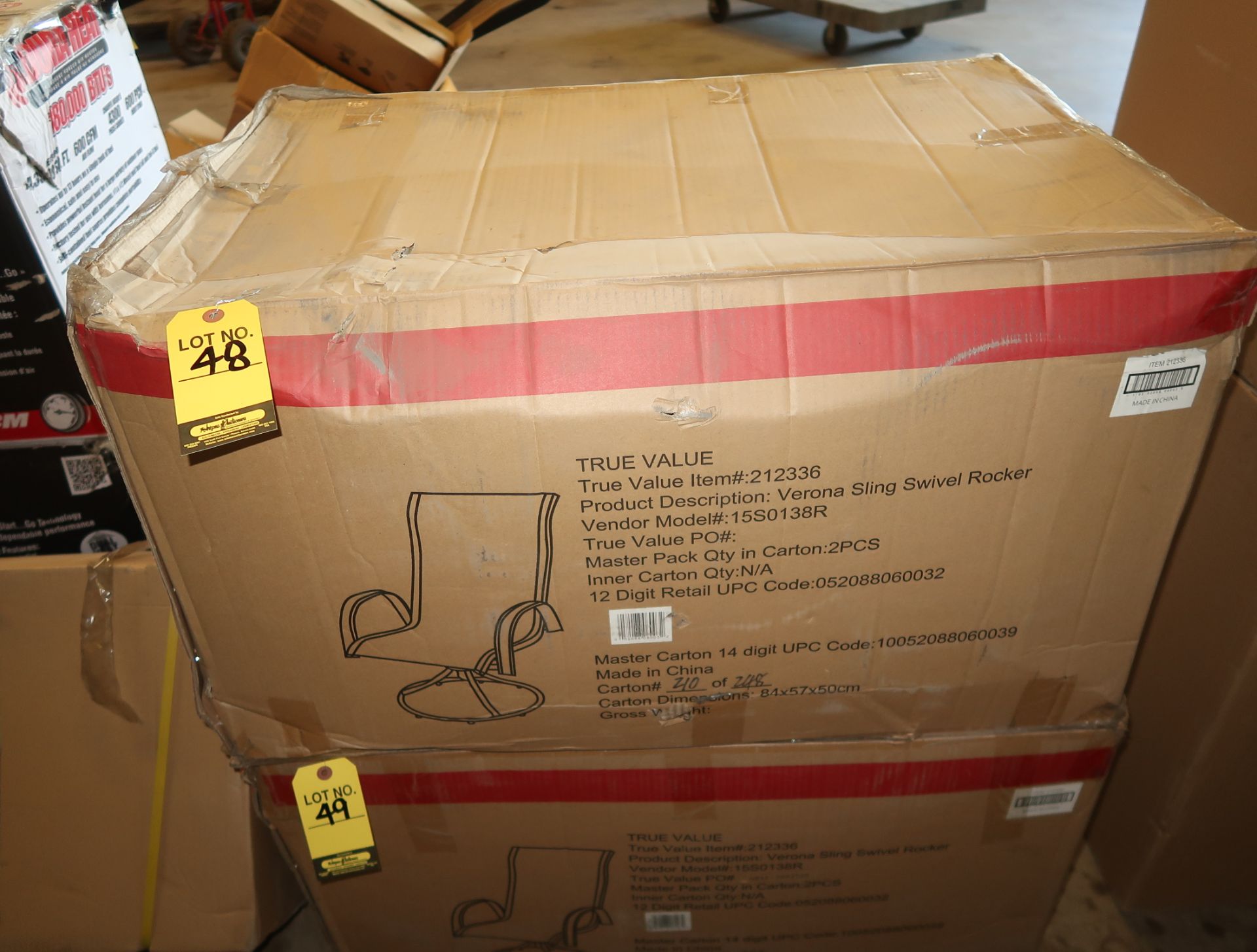 TRUE VALUE VERONA SLING SWIVEL ROCKER (NEW)