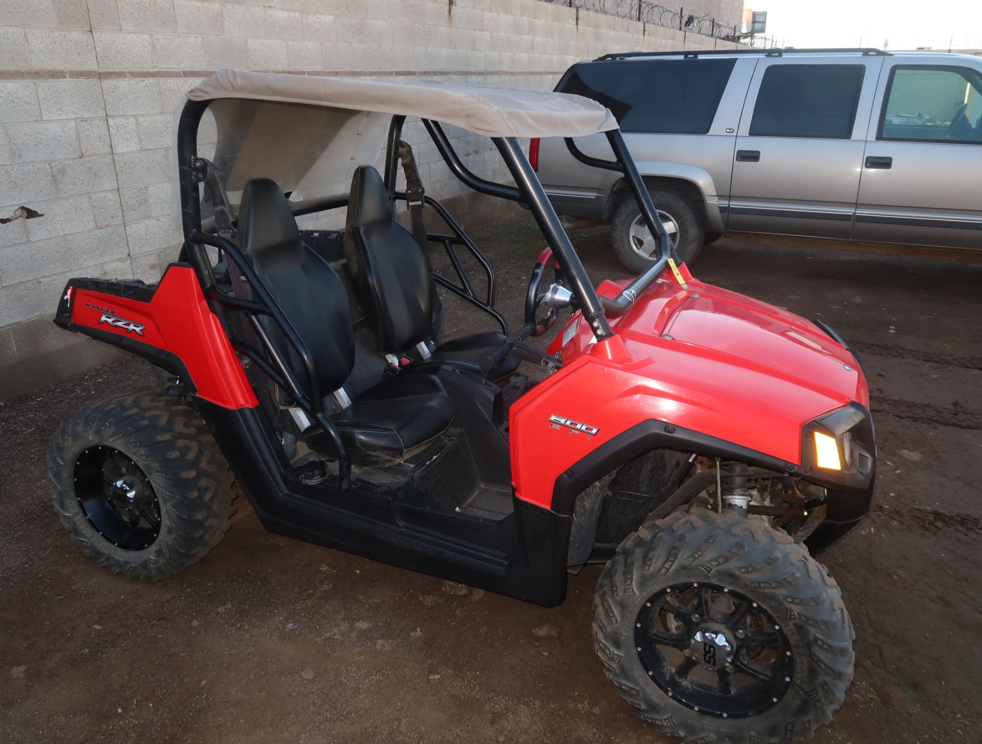 2008 POLARIS 800EFI RANGER RZR VIN. 4XAVH76A68D638689 MI. 4424 HRS. 401