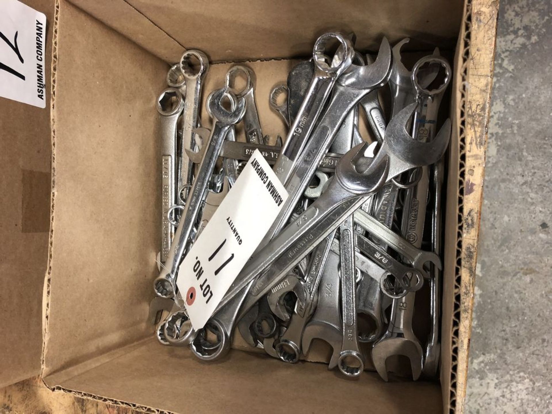 (LOT) MISC. OPEN BOX END WRENCHES