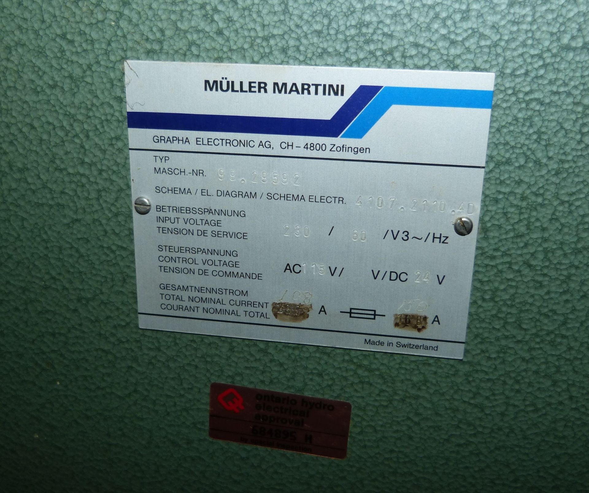 MULLER-MARTINI PERFECT BINDER, MODEL MONOSTAR 3006, YR. 1991 - Image 12 of 17