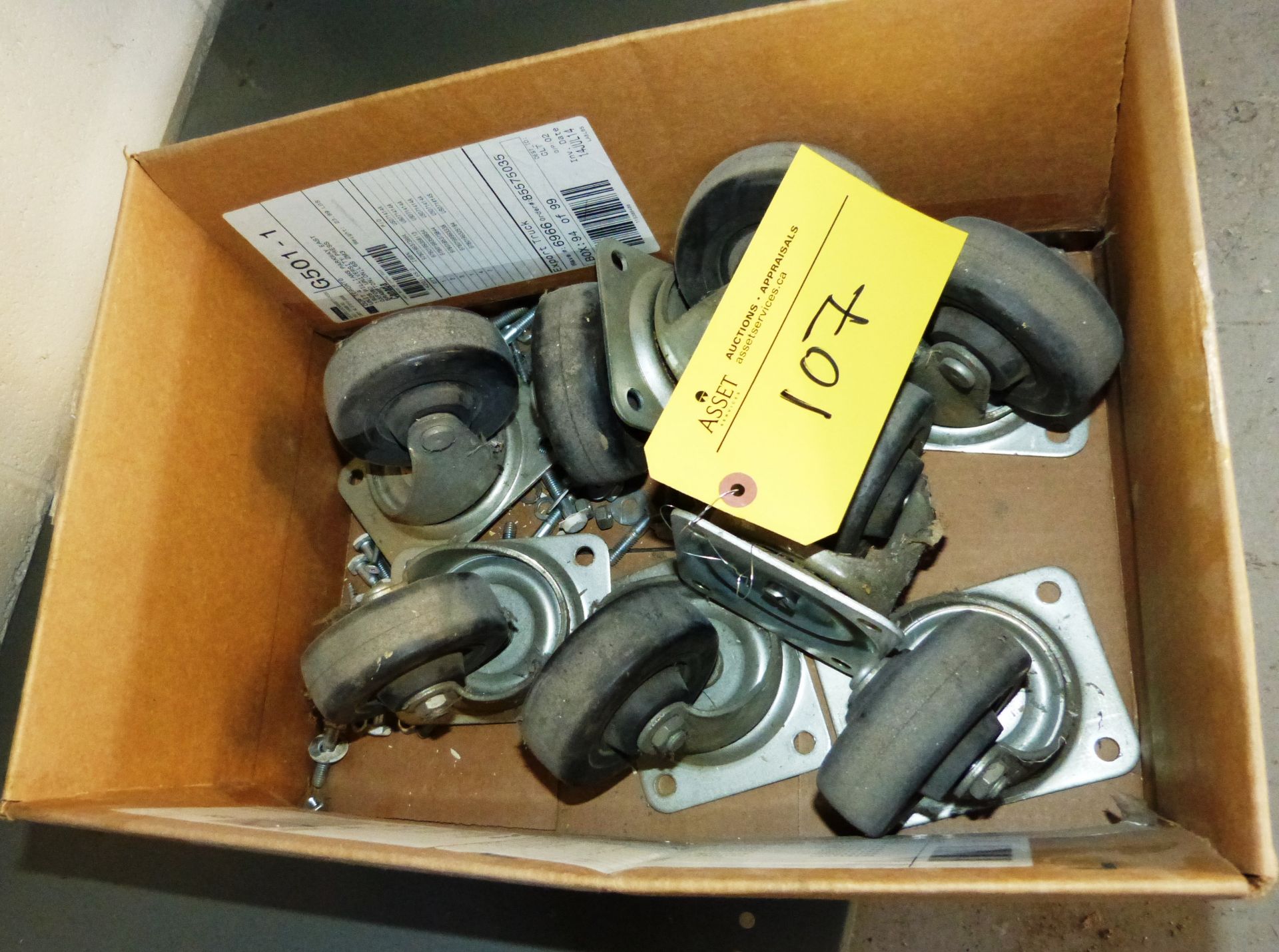 (1) LOT HD CASTER WHEELS