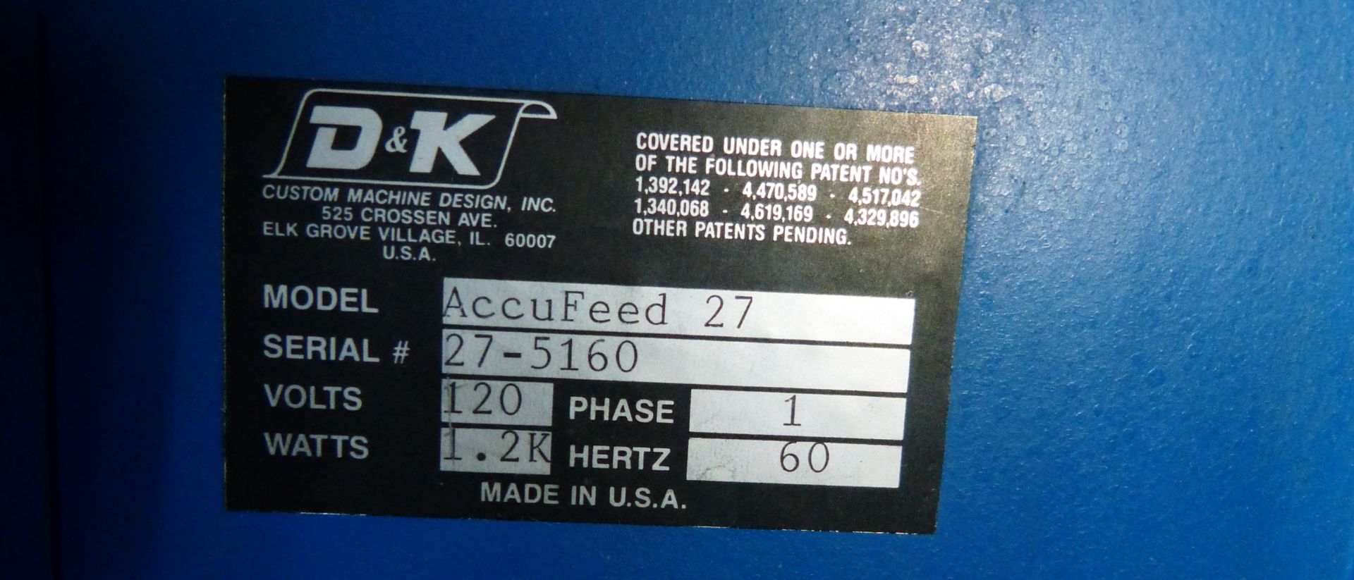 D + K ACCUFEED 27 LAMINATOR 28 INCH WIDE - Image 6 of 7