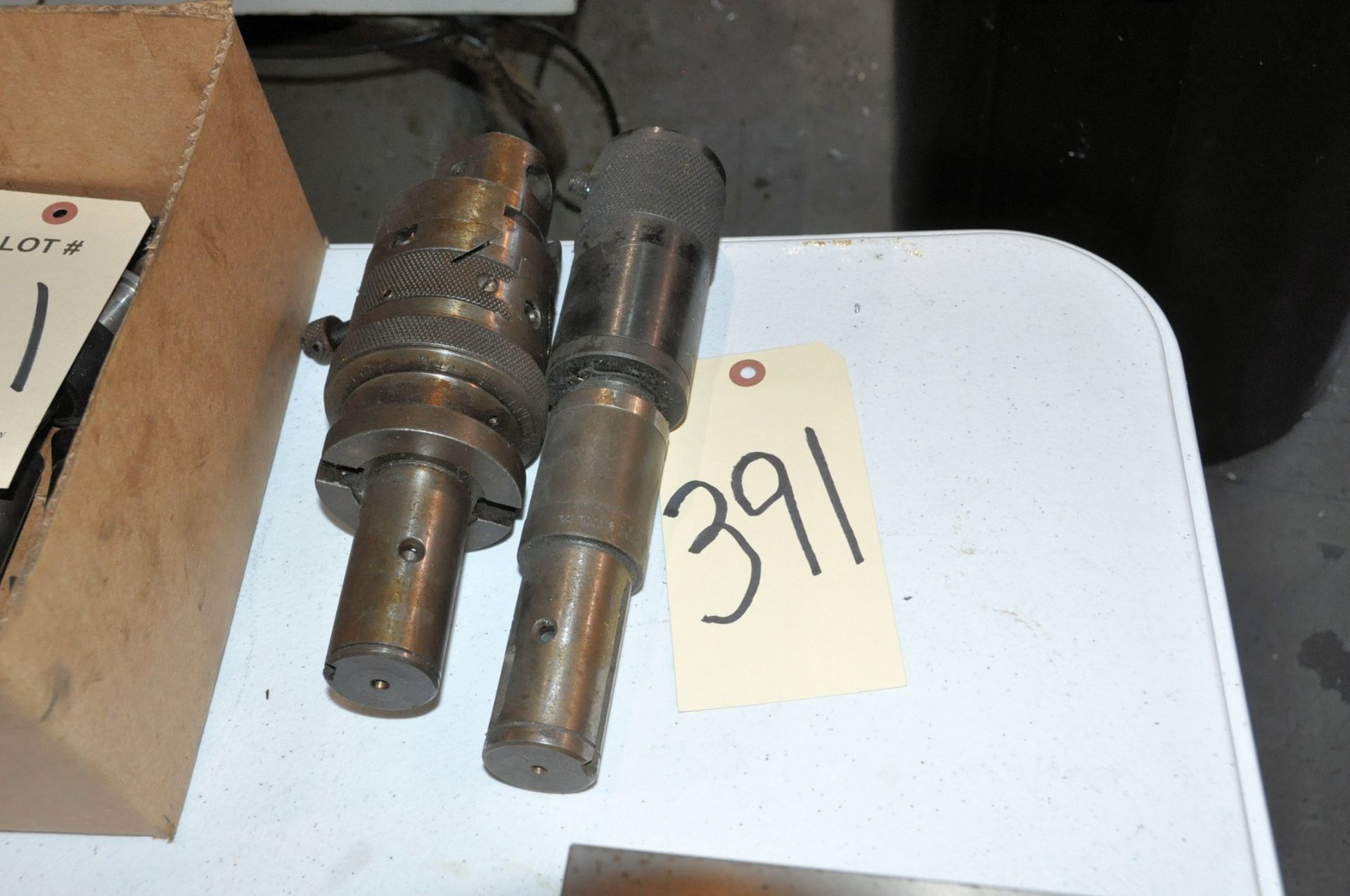 Lot-Collet Holders; Nuts etc. in (1) Box with (1) Boring Head and (1) - Image 2 of 2