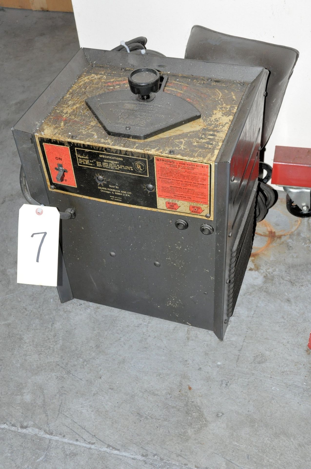 Sears Craftsman 30-230-Amps Capacity AC Arc Welder; S/n N/a