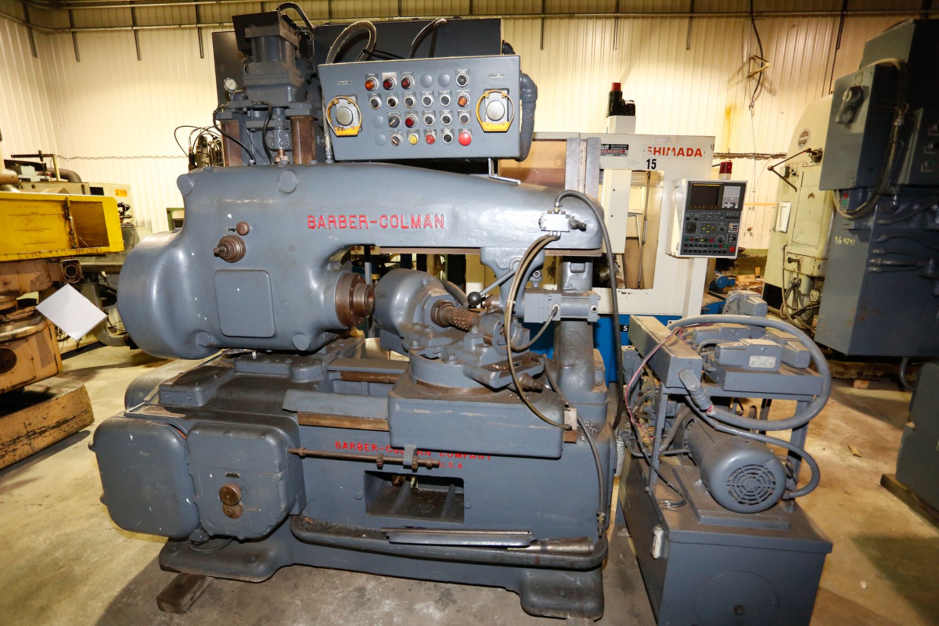 BARBER COLEMAN GEAR HOBBER, S/N: 132R (LOCATED IN RICHMOND, QC)