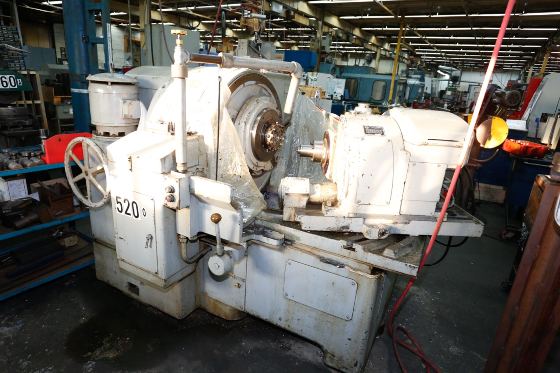 GLEASON SPIRAL BEVEL GEAR GENERATORS, S/N: 27208, W/ ASSORTED CHANGE GEARS & CABINET (520O)