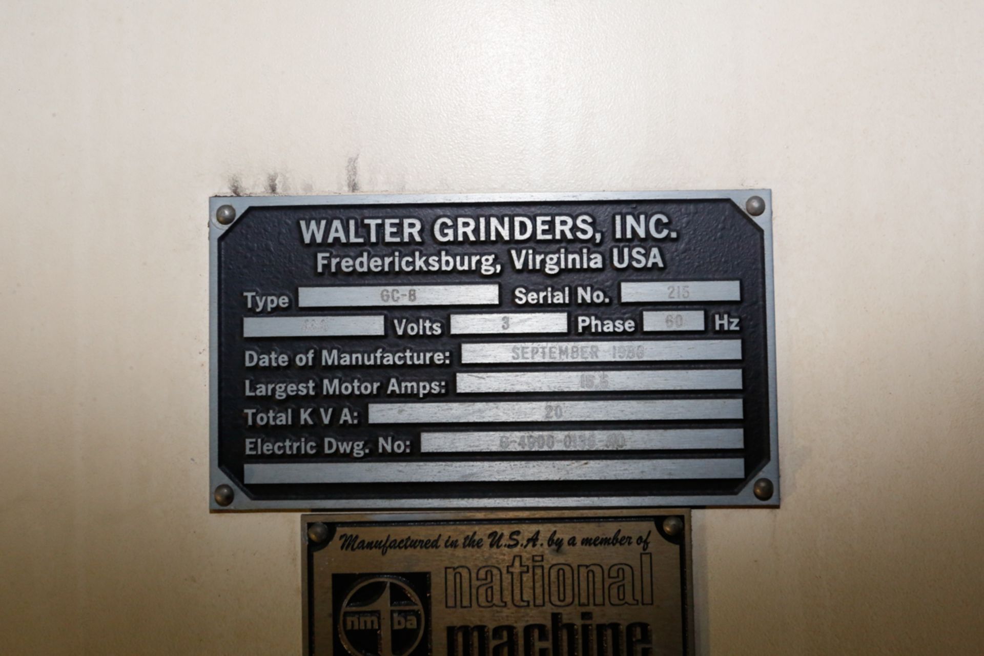 WALTER HELI-CENTER "GC-8" CNC TOOL GRINDER, 20 KVA, S/N: 0215, 1988 - LOCATED IN RICHMOND, QC - Image 5 of 5