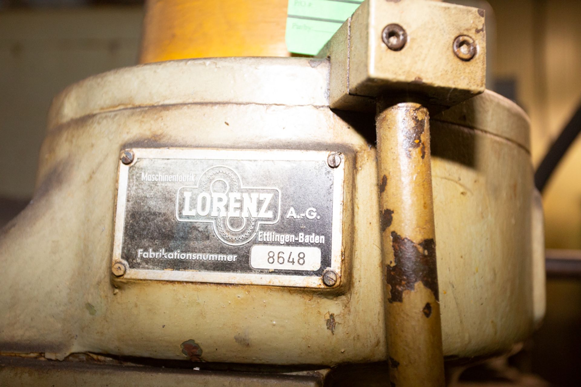 LORENZ " S001WS-6002" GEAR SHAVER, S/N: 8645 (LOCATED IN RICHMOND, QC) - LOCATED IN RICHMOND, QC - Image 4 of 8