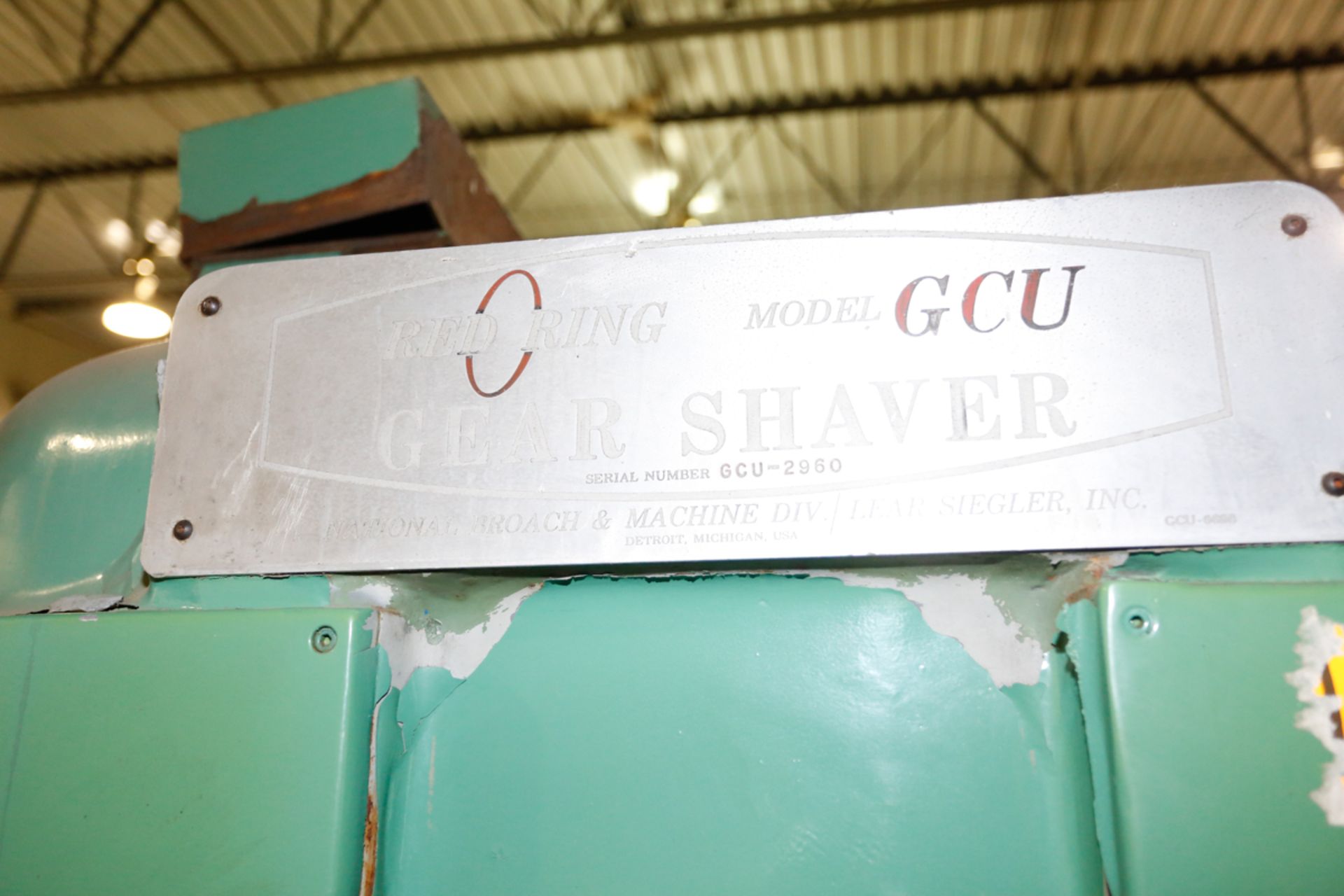 RED RING GEAR SHAVER, S/N: GCU2960 (LOCATED IN RICHMOND, QC) - LOCATED IN RICHMOND, QC - Image 2 of 5