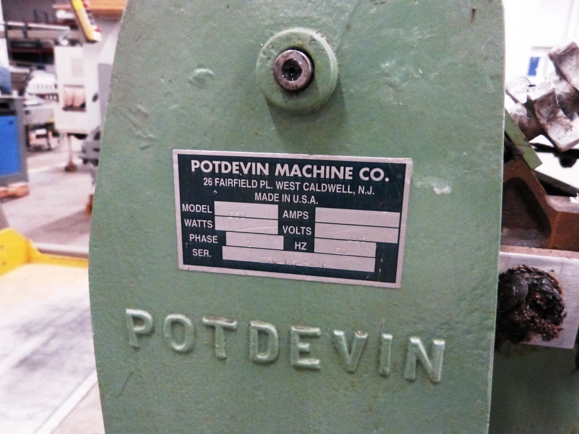 POTDEVIN “Z60” Cold Glue Applicator, 60” Capacity, Wheel Mounted - Image 2 of 3