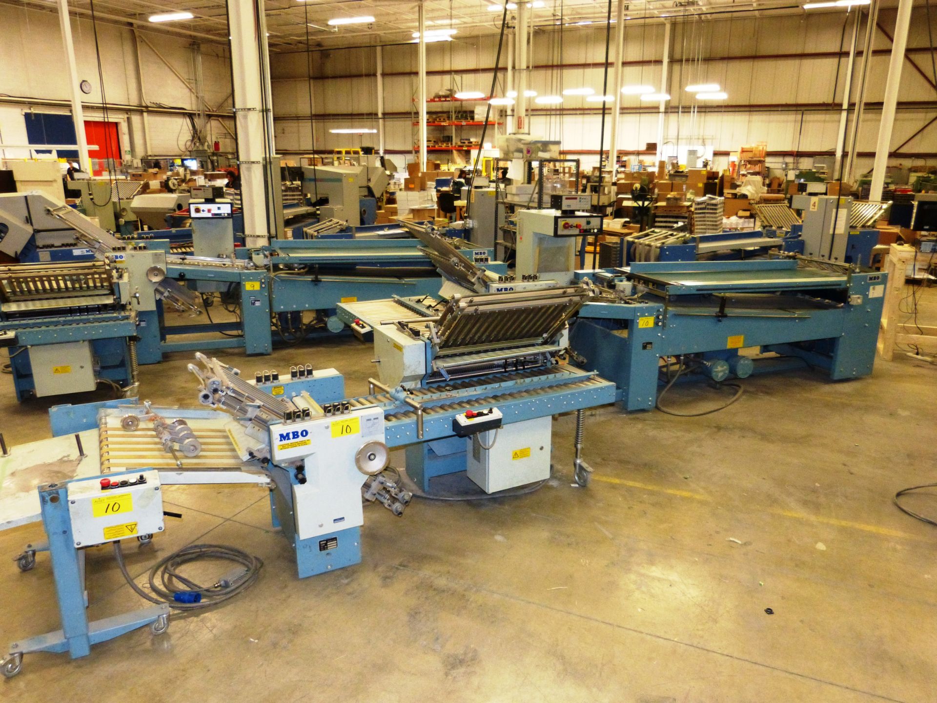 2005 MBO “B26-C” Folders w/16-Page, (4/4/4), Belt Delivery, Round Pile Feed, 26” Capacity