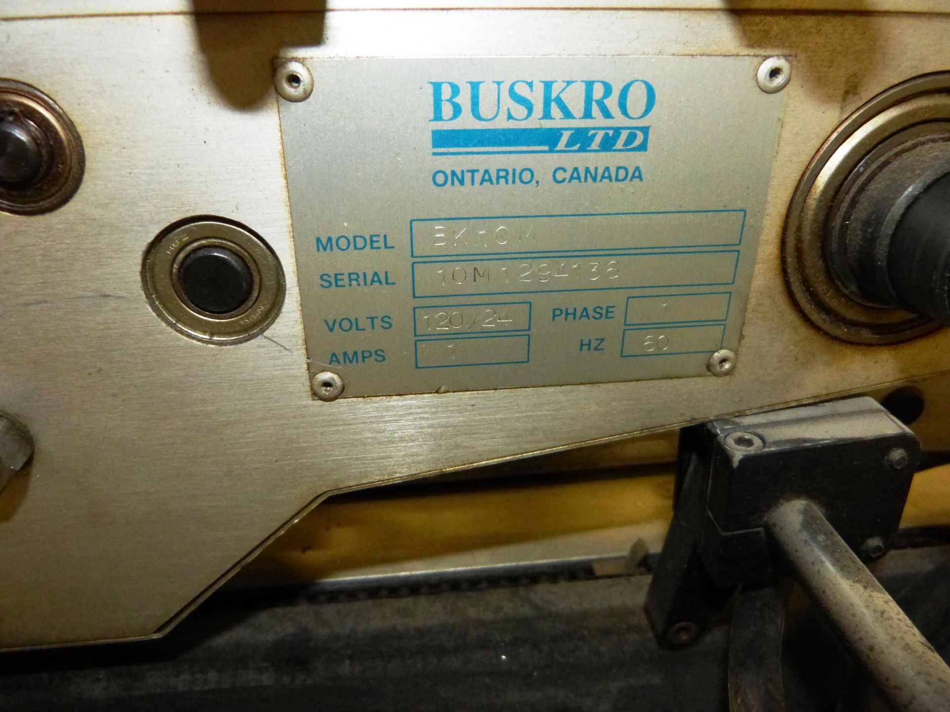 BUSKRO “BK-15” Addressing Machine w/Addressing Head - Image 5 of 5