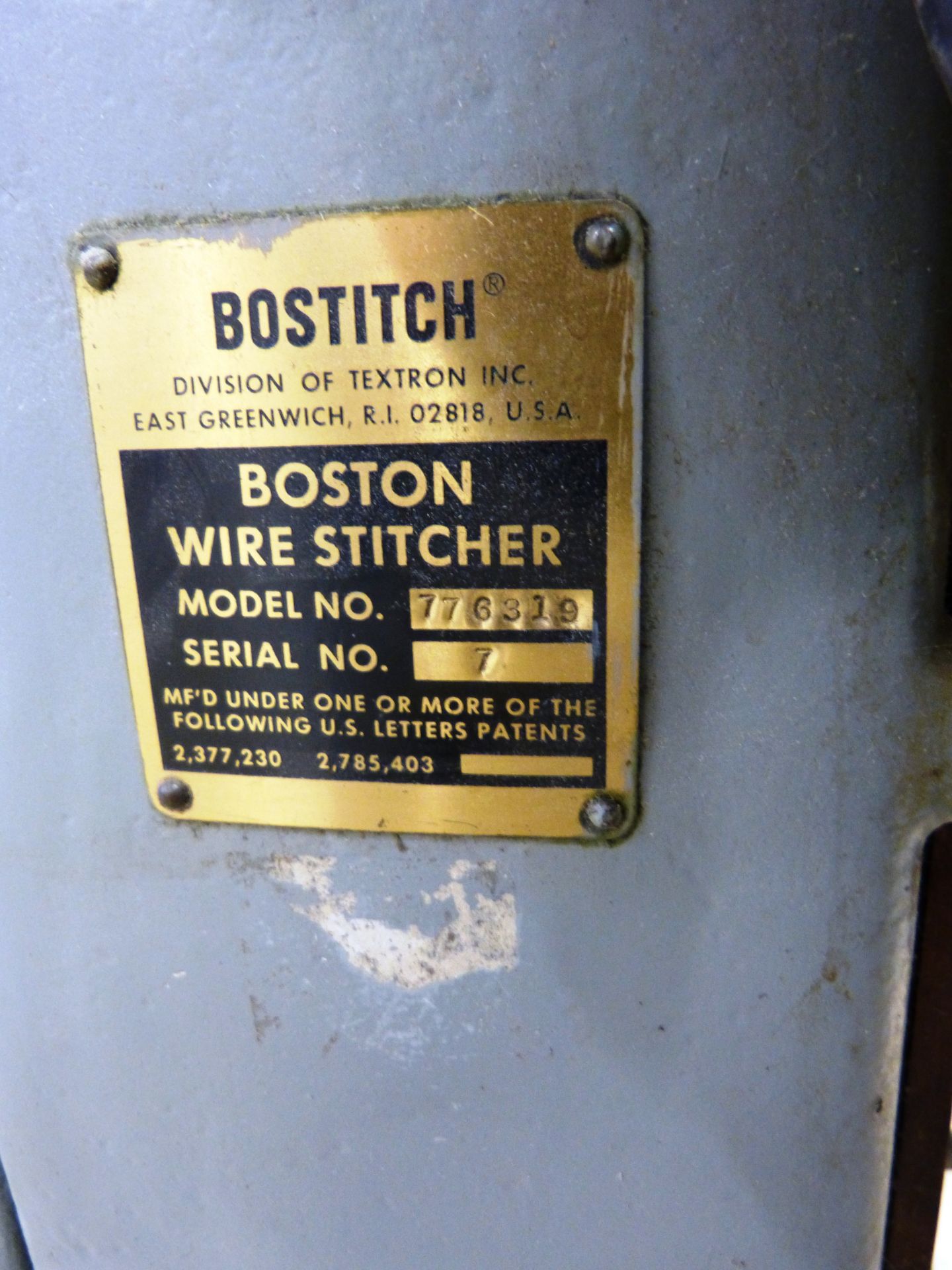 BOSTITCH Model #7, Power Stitcher, Flat or Saddle, 7/8” Capacity - Image 2 of 2