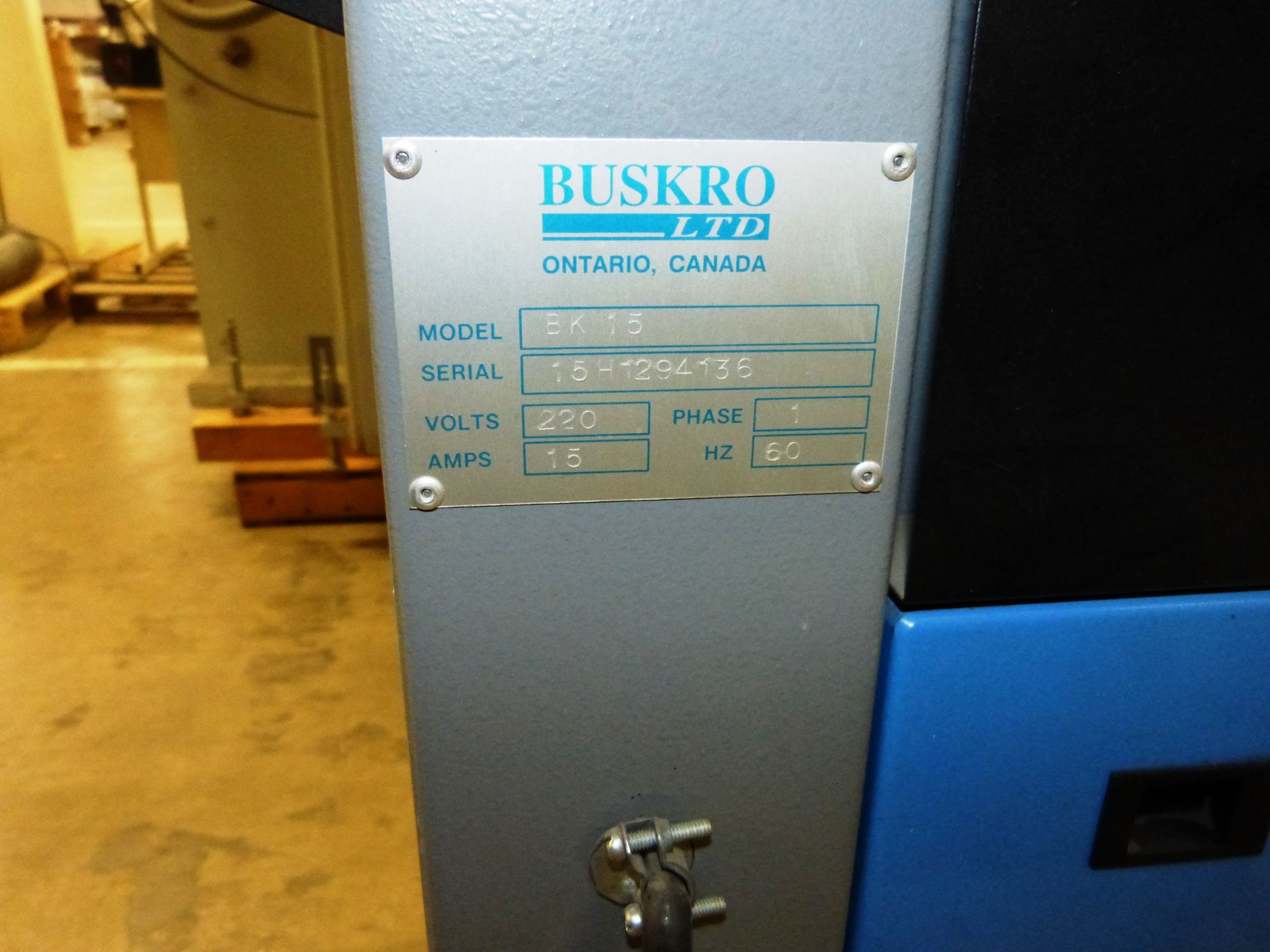 BUSKRO “BK-15” Addressing Machine w/Addressing Head - Image 4 of 5