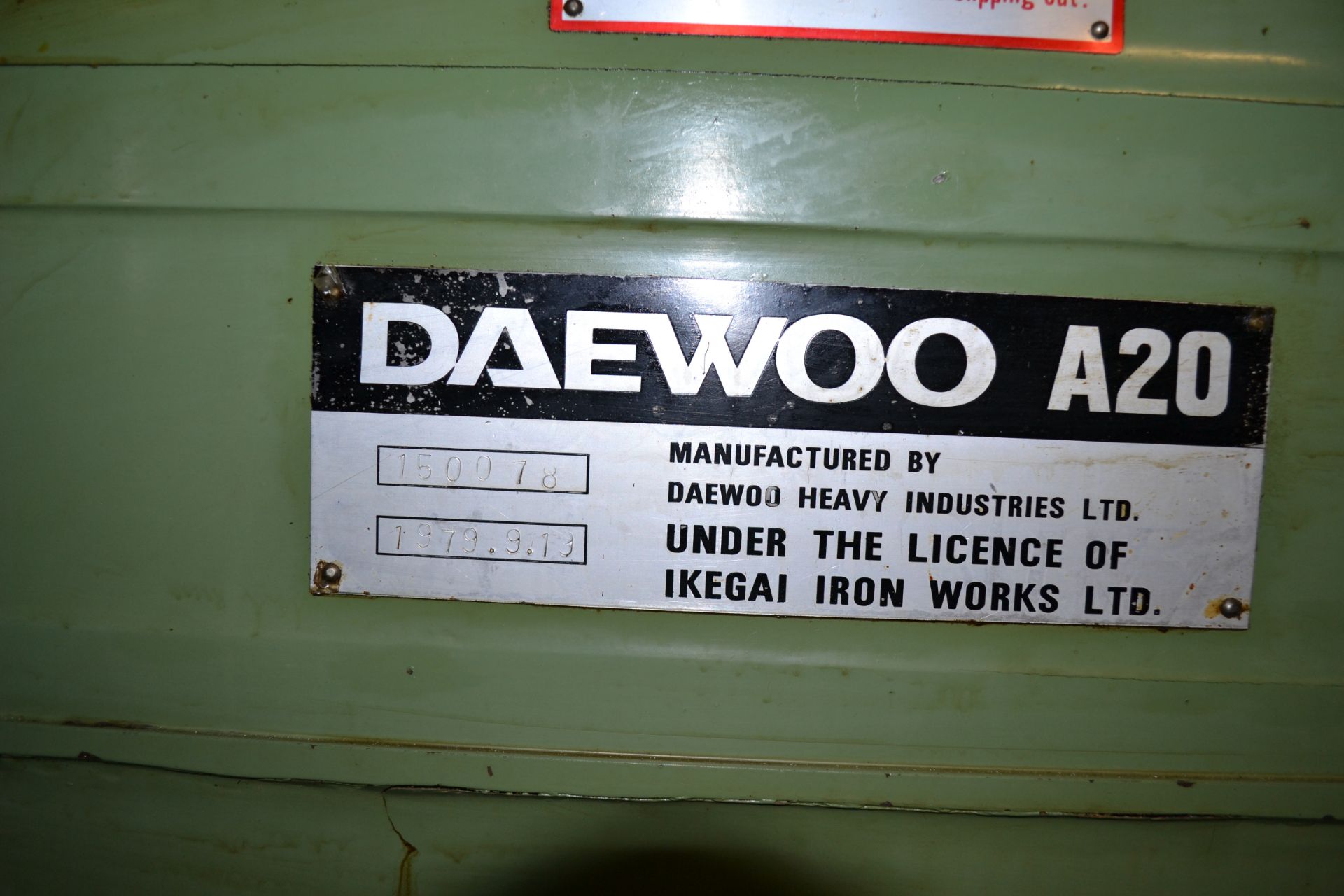 Daewoo Model A20 Engine Lathe - Image 5 of 8