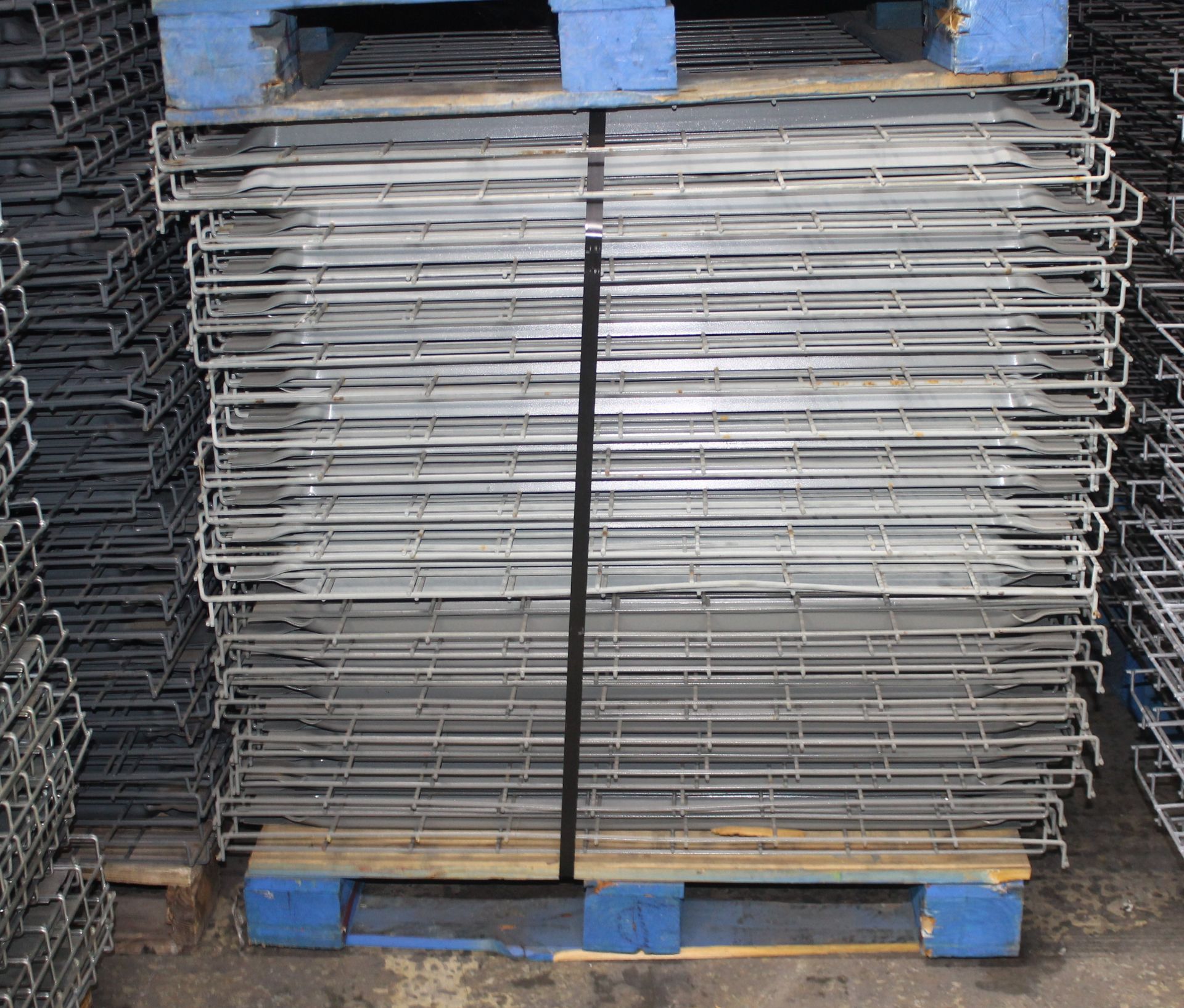 6 SECTIONS OF 146.5"H X 42"D X 99"L TEARDROP STYLE PALLET RACKS, - Image 3 of 4