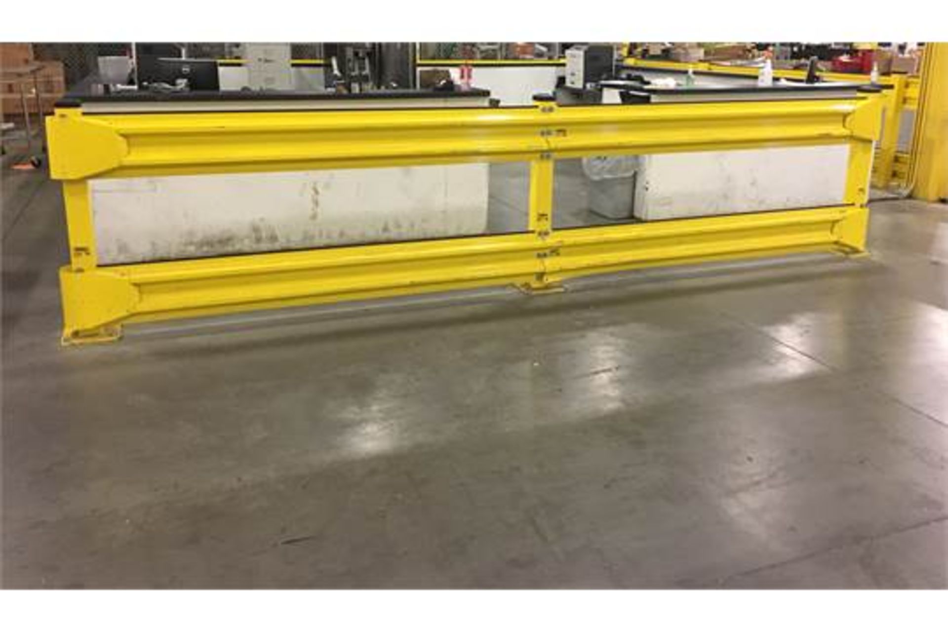 OMEGA INDUSTRIAL PRODUCT SAFETY GUARD RAIL, L-SHAPE 41 FT TOTAL - Image 2 of 2