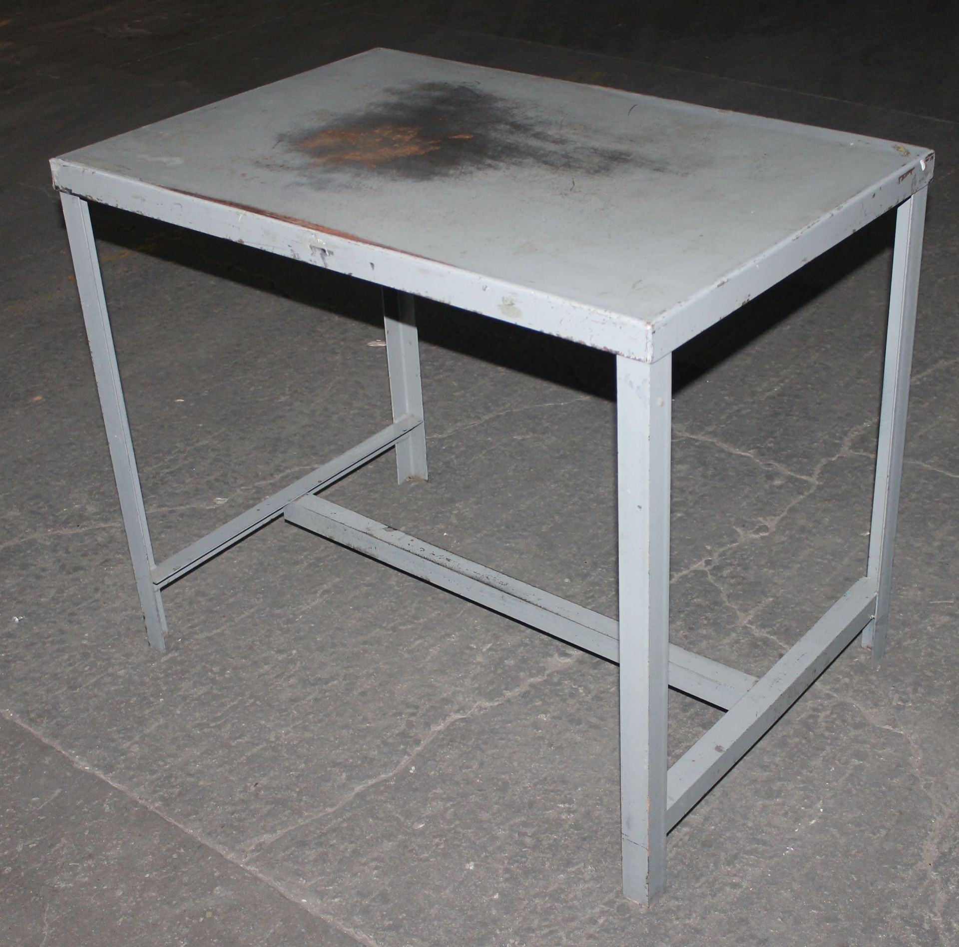 METAL WORK TABLE, - Image 2 of 2