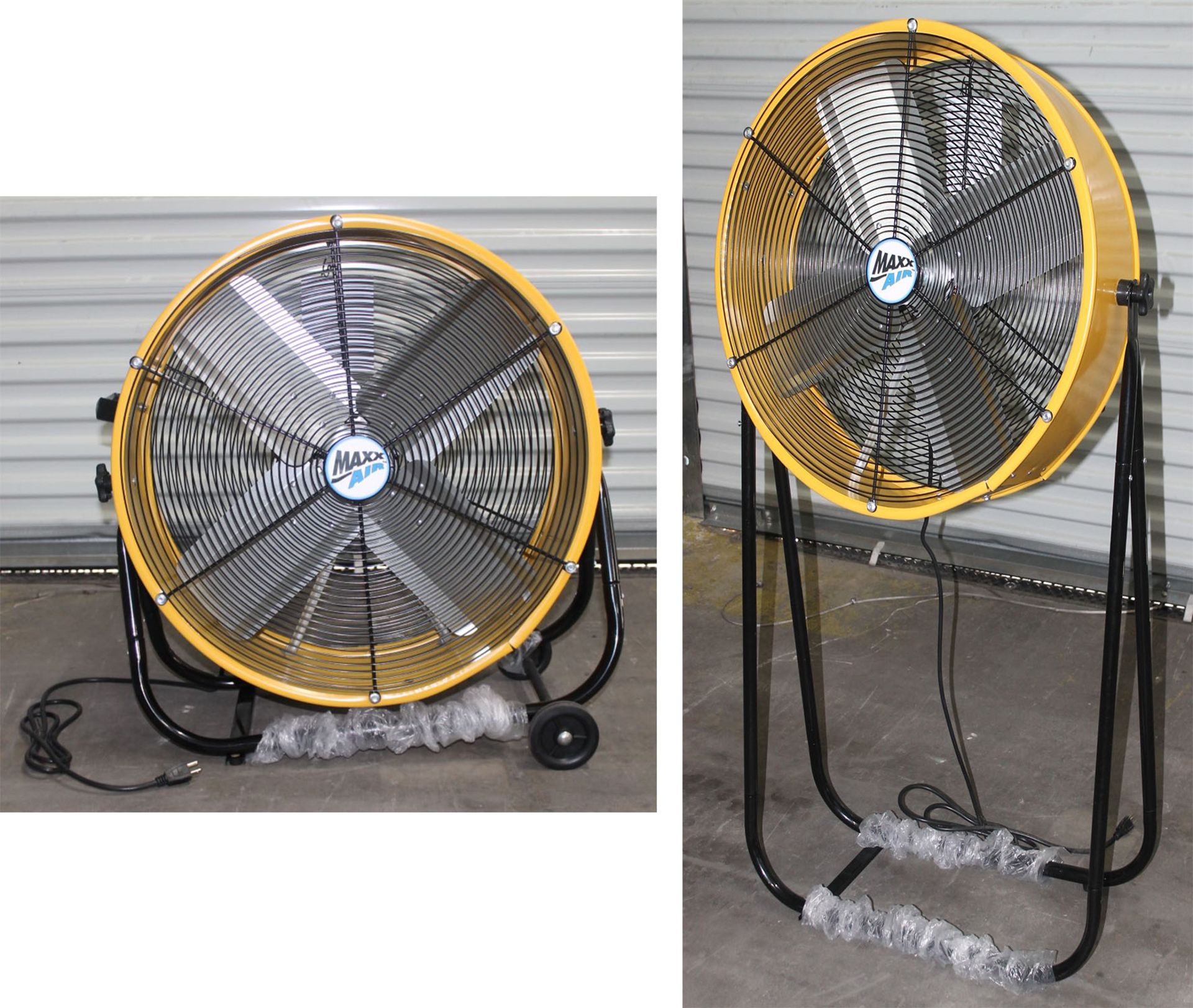 MAX AIR 24" 2 IN 1 TILT FAN, MODEL: BF24TF2N1, CONVERTS FROM A ROLL AROUND FLOOR FAN TO A 52" - Image 3 of 3